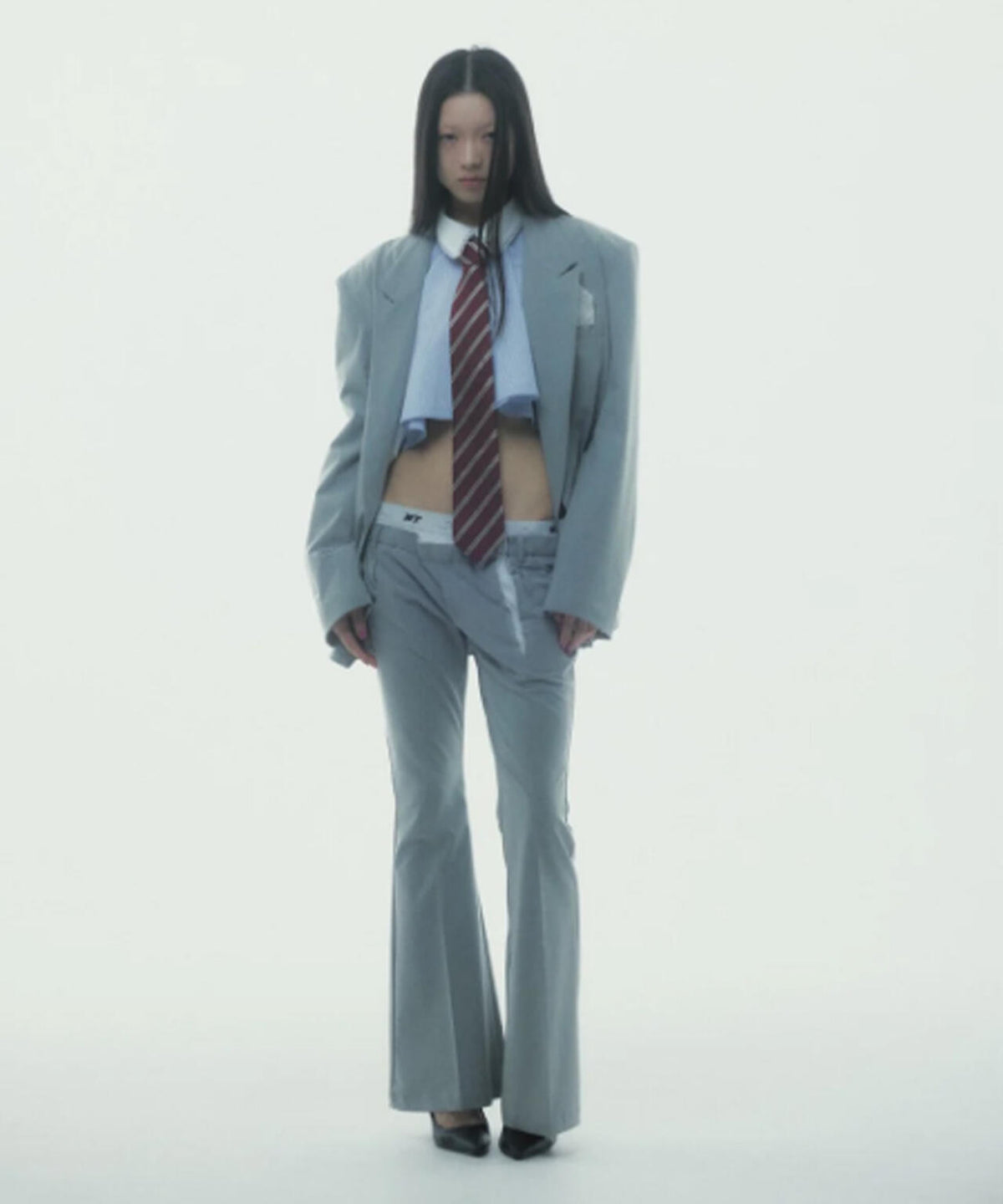 neith./ネイス/Destroyed Flare Trousers
