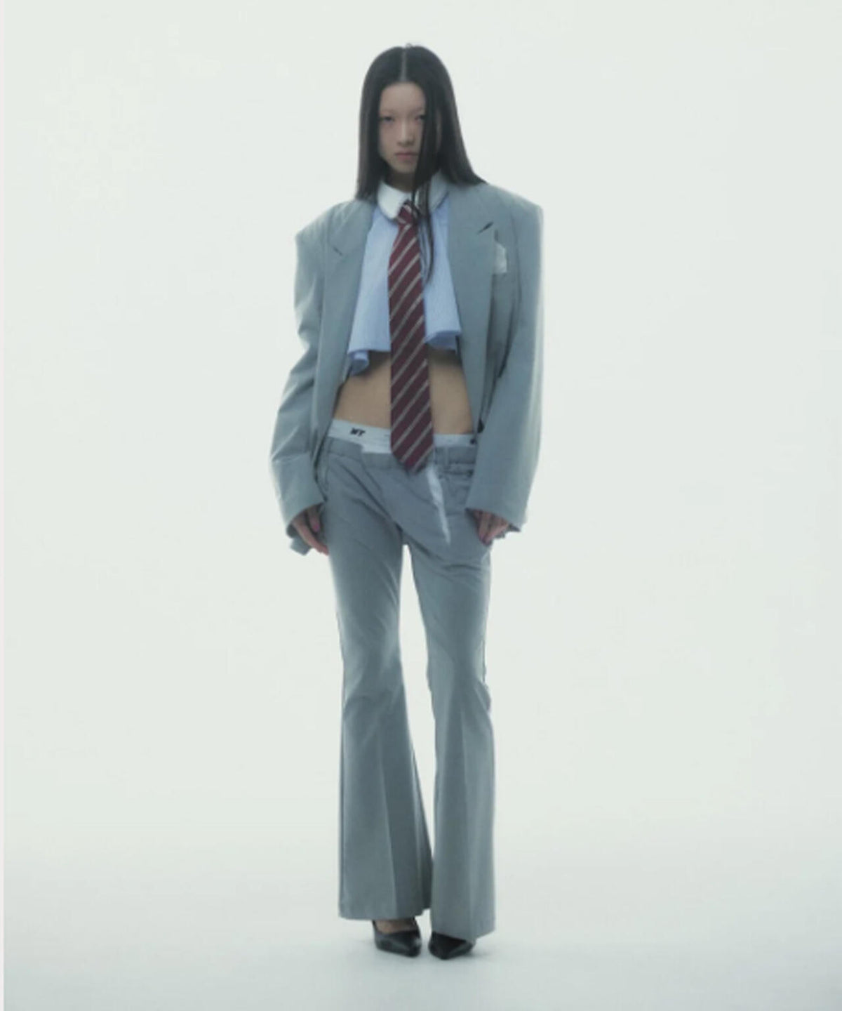 neith./ネイス/Destroyed Flare Trousers