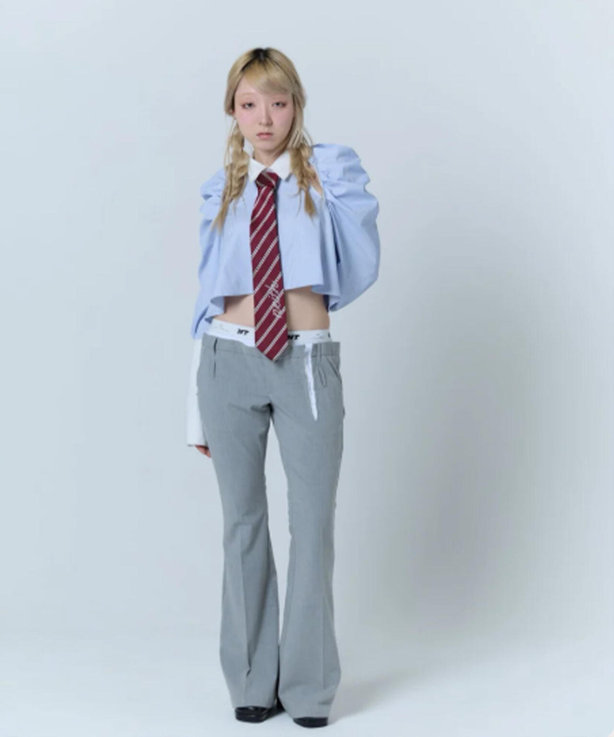 neith./ネイス/Destroyed Flare Trousers