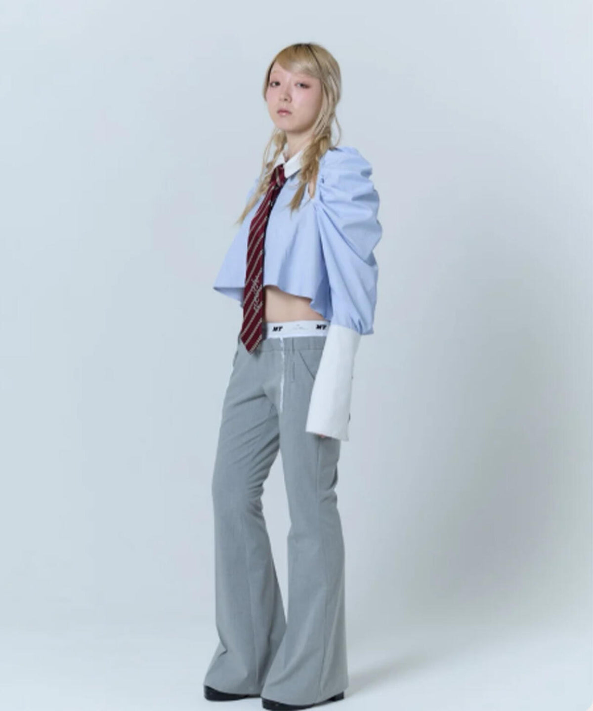 neith./ネイス/Destroyed Flare Trousers