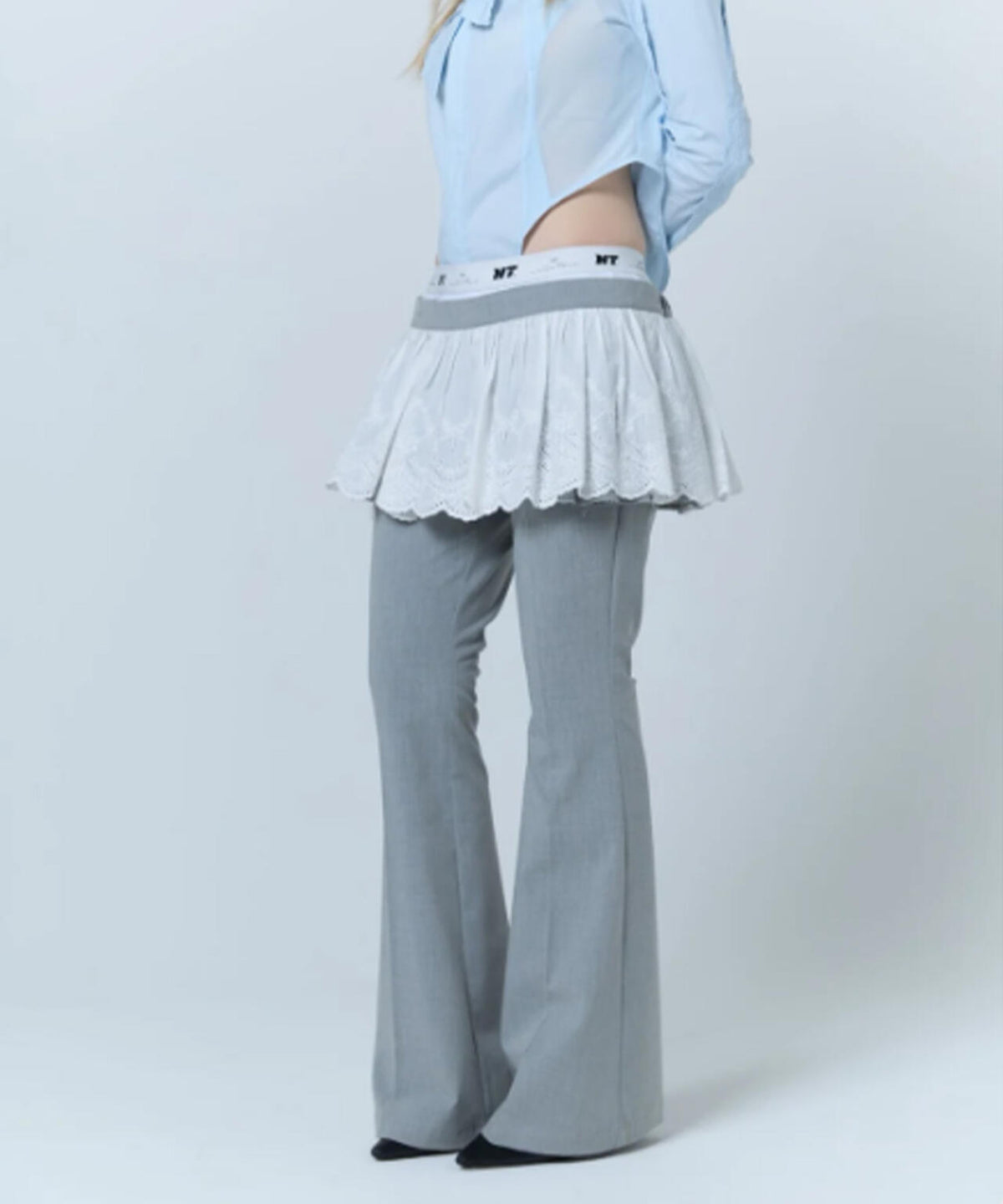 neith./ネイス/Destroyed Flare Trousers