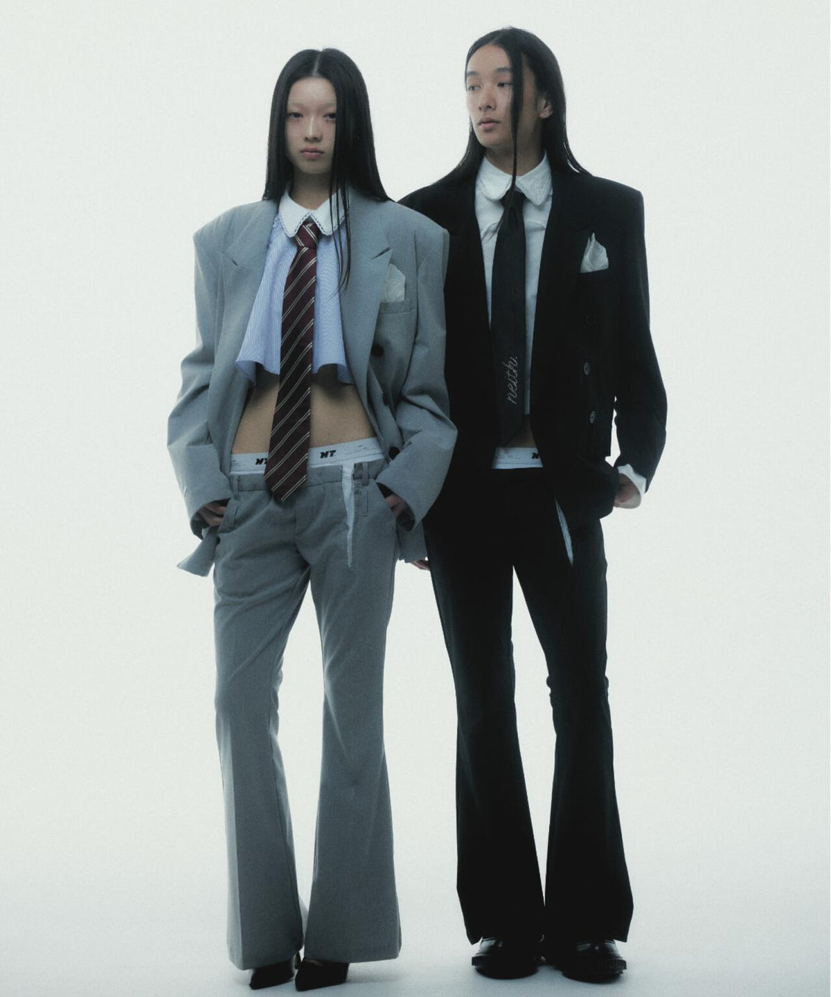 neith./ネイス/Destroyed Flare Trousers