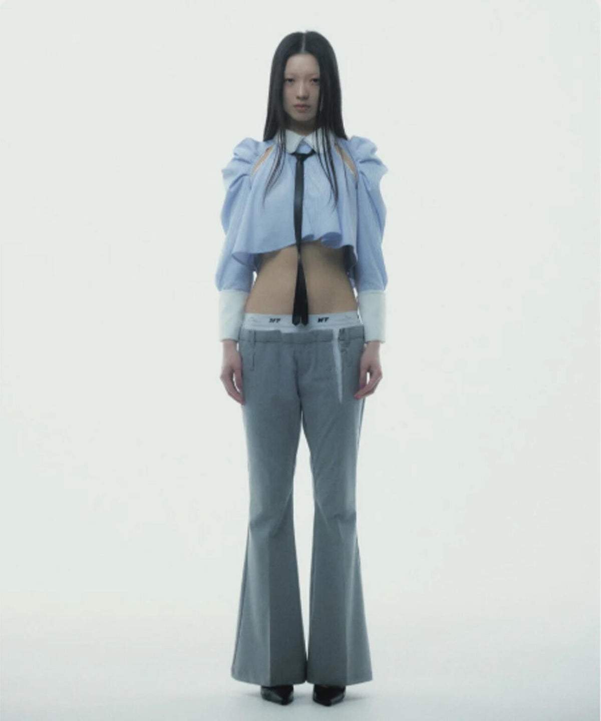 neith./ネイス/Destroyed Flare Trousers