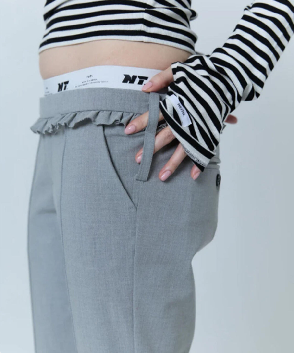 neith./ネイス/Layered Sabrina Pants