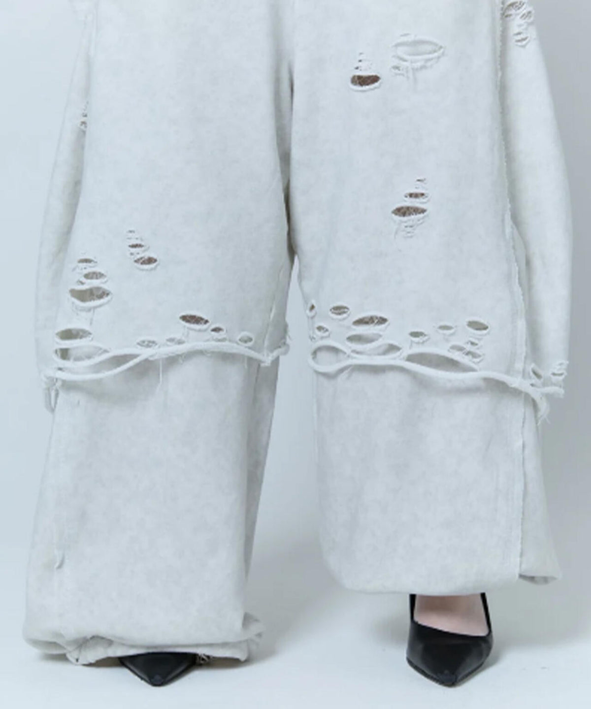 neith./ネイス/Boxer Destroyed Sweat Pants