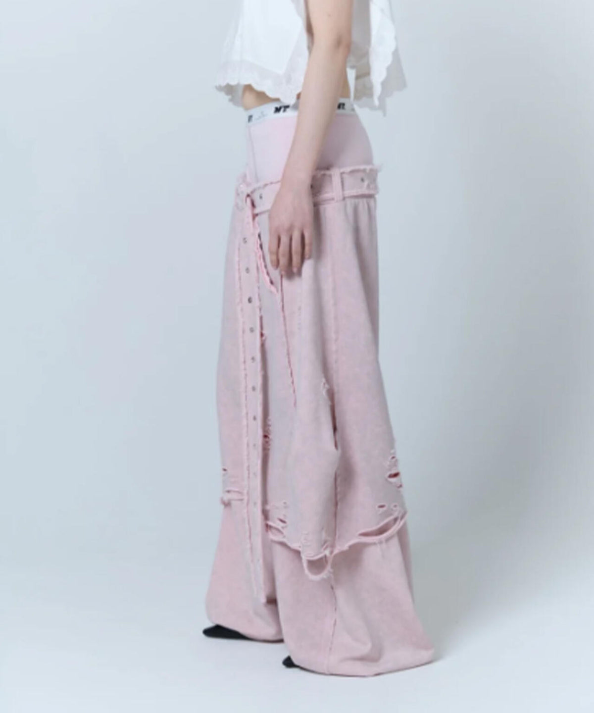 neith./ネイス/Boxer Destroyed Sweat Pants