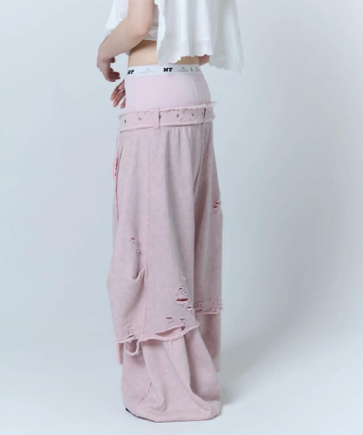 neith./ネイス/Boxer Destroyed Sweat Pants