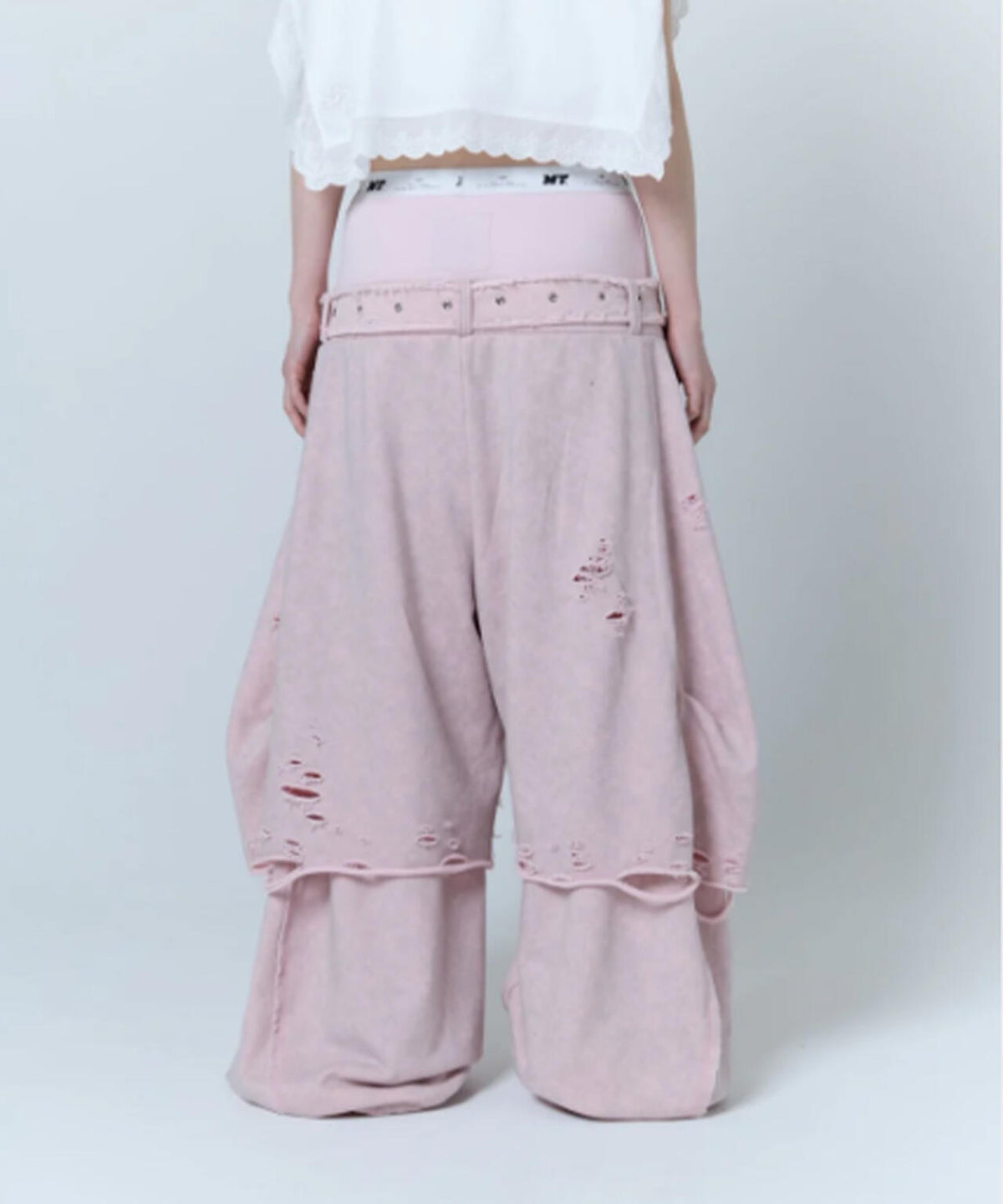 neith./ネイス/Boxer Destroyed Sweat Pants