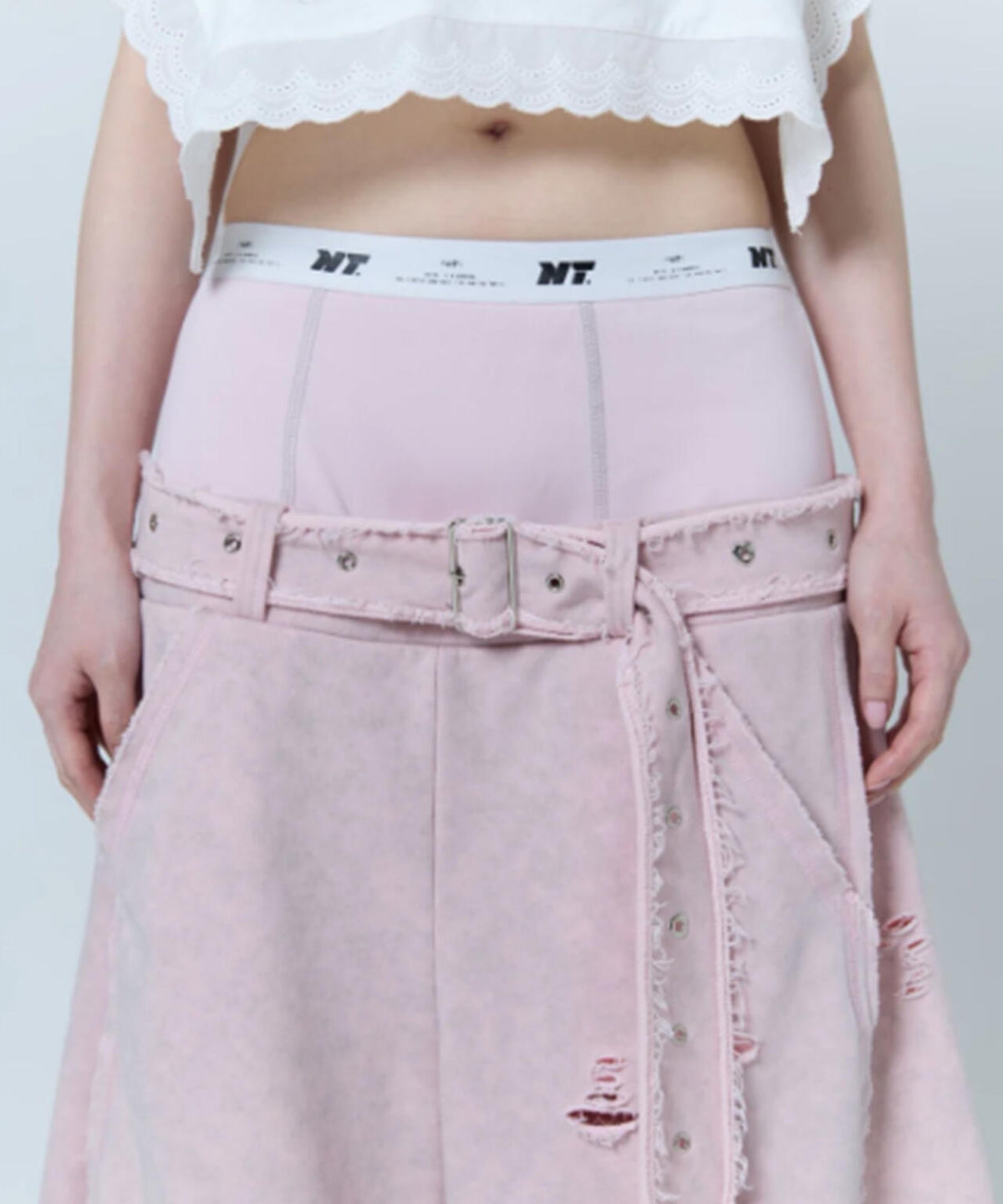 neith./ネイス/Boxer Destroyed Sweat Pants