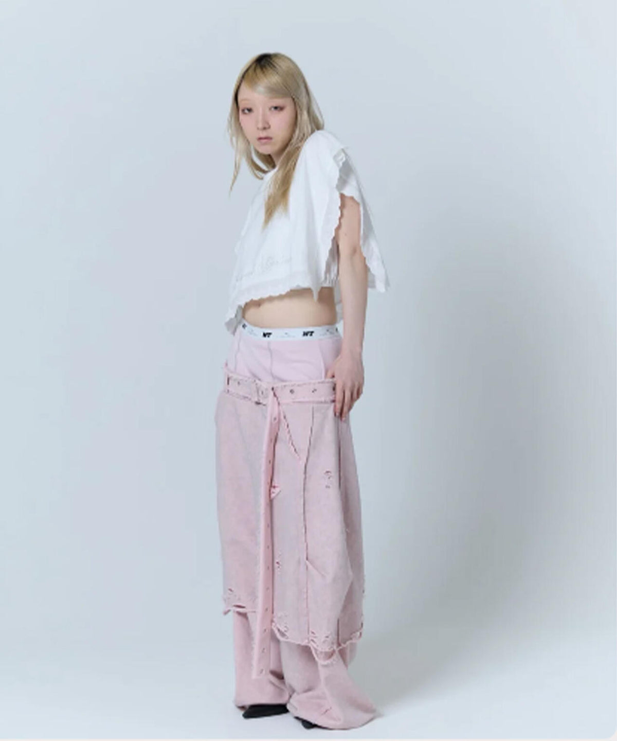 neith./ネイス/Boxer Destroyed Sweat Pants