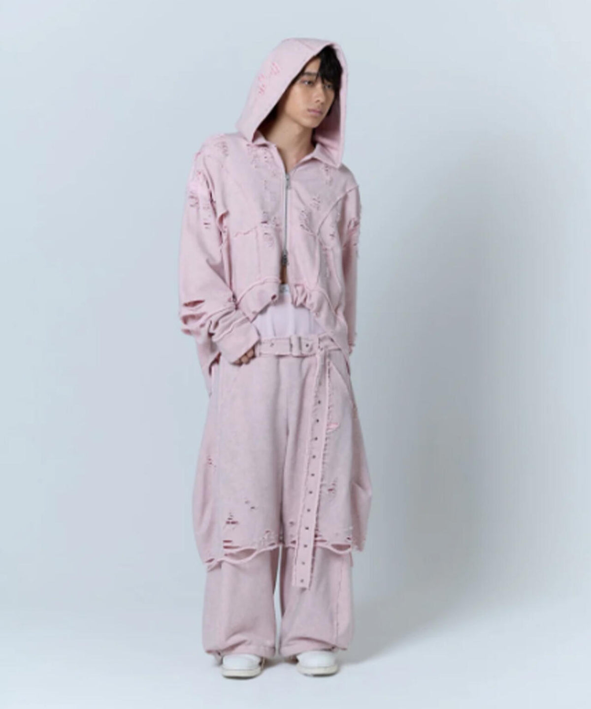 neith./ネイス/Boxer Destroyed Sweat Pants