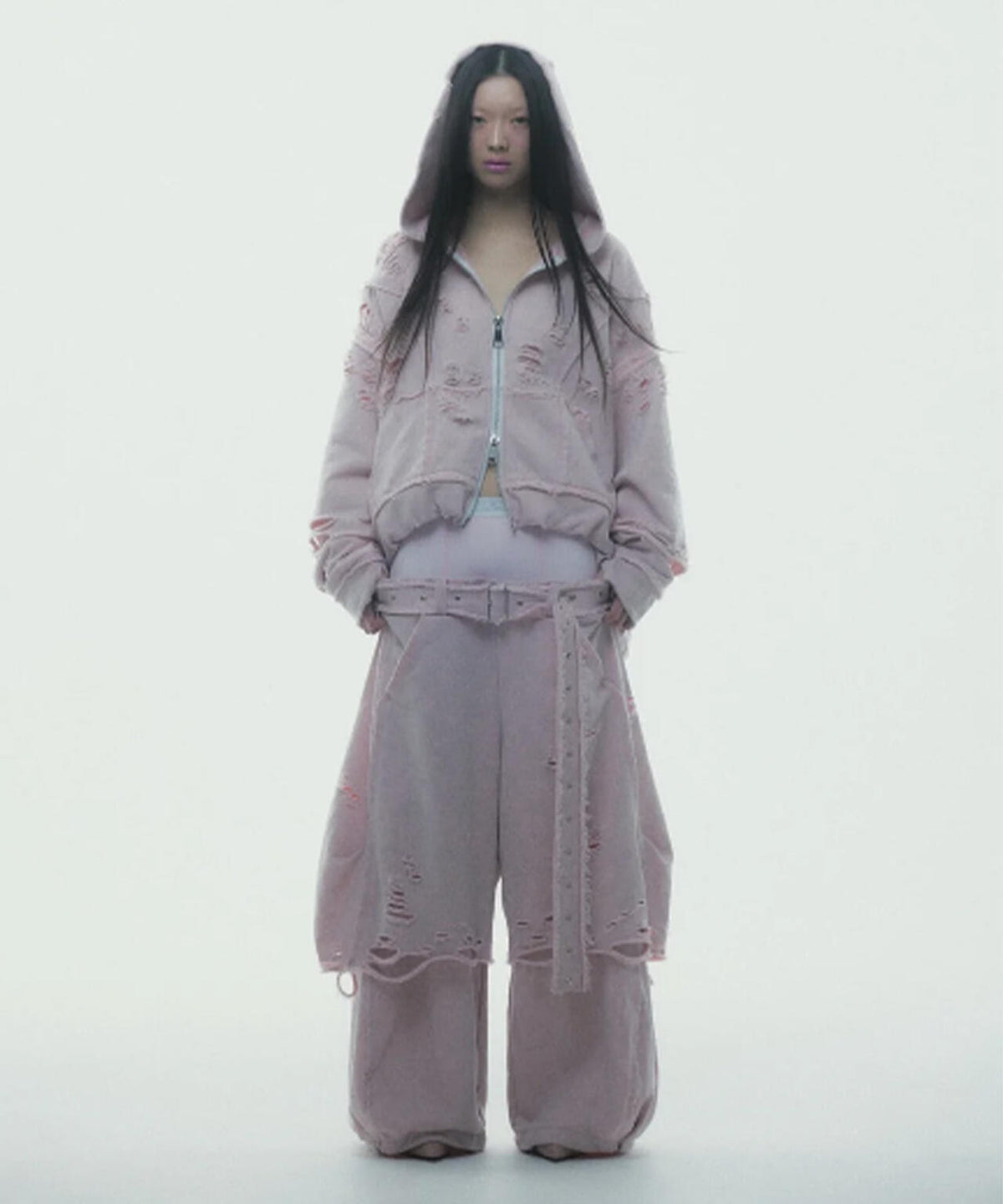 neith./ネイス/Boxer Destroyed Sweat Pants