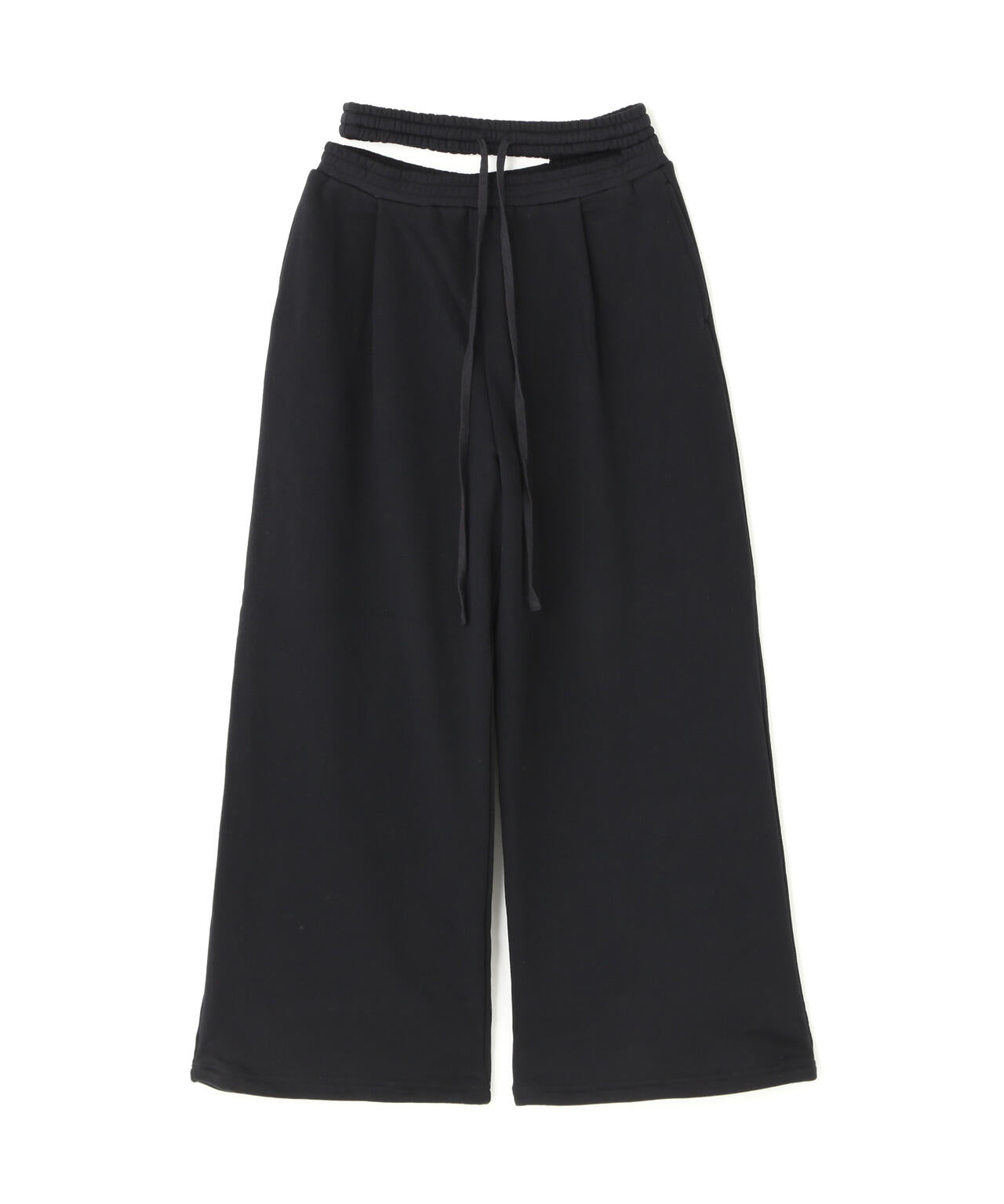 CLANE/クラネ/SLASH WAIST SWEAT PANTS