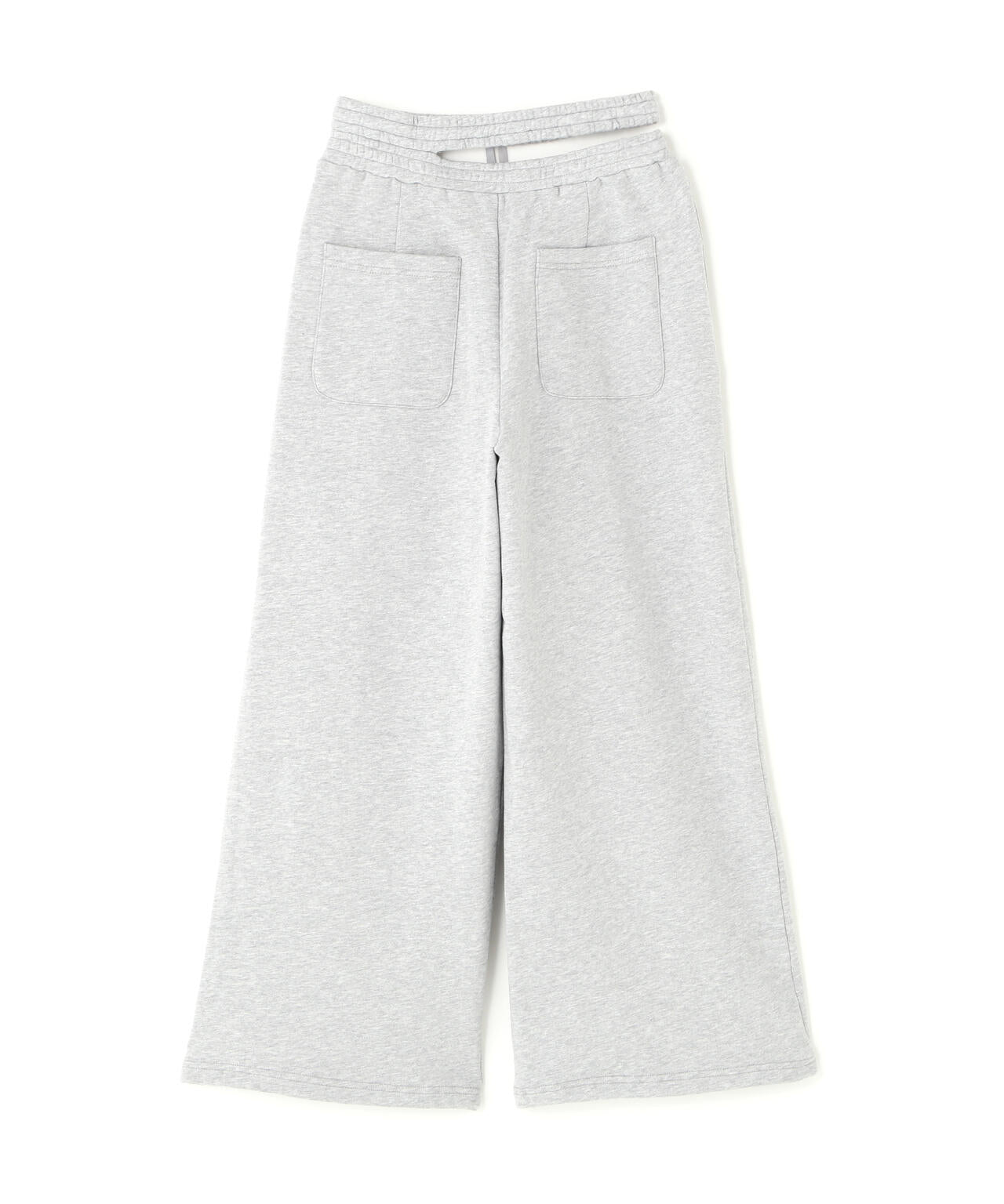 CLANE/クラネ/SLASH WAIST SWEAT PANTS