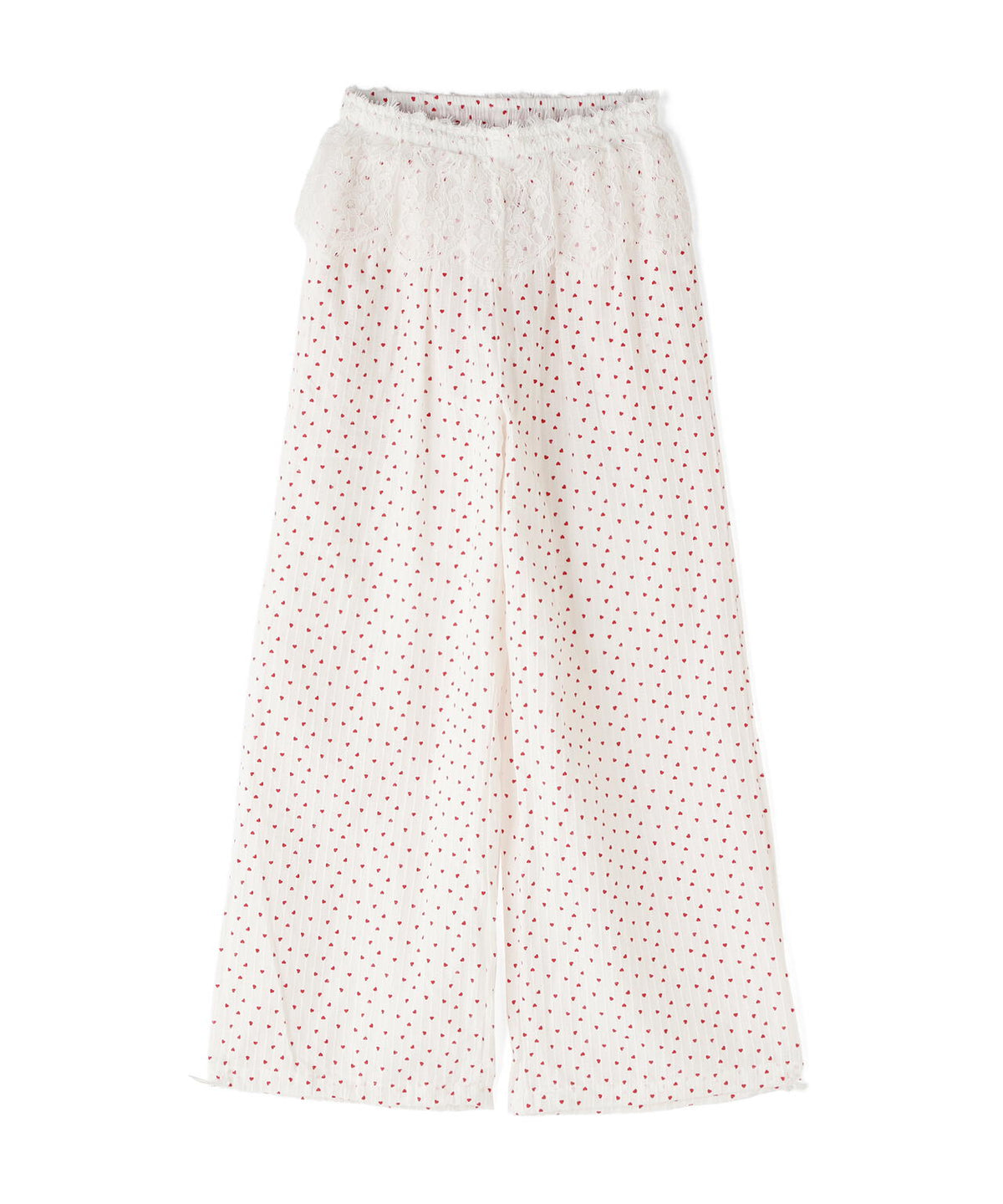MAVYTH/メヴィス/LACE WITH HEART DOT PANTS