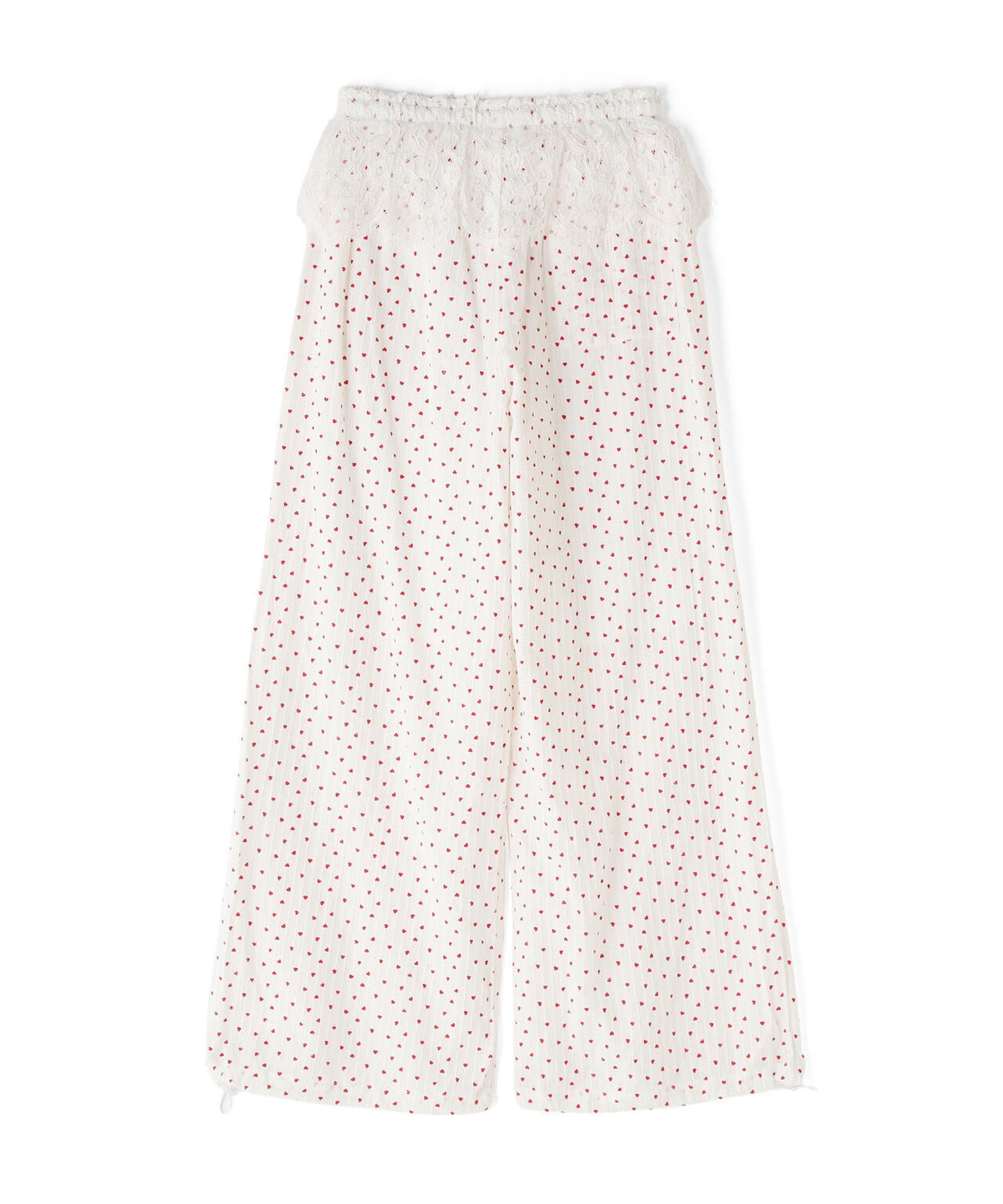 MAVYTH/メヴィス/LACE WITH HEART DOT PANTS