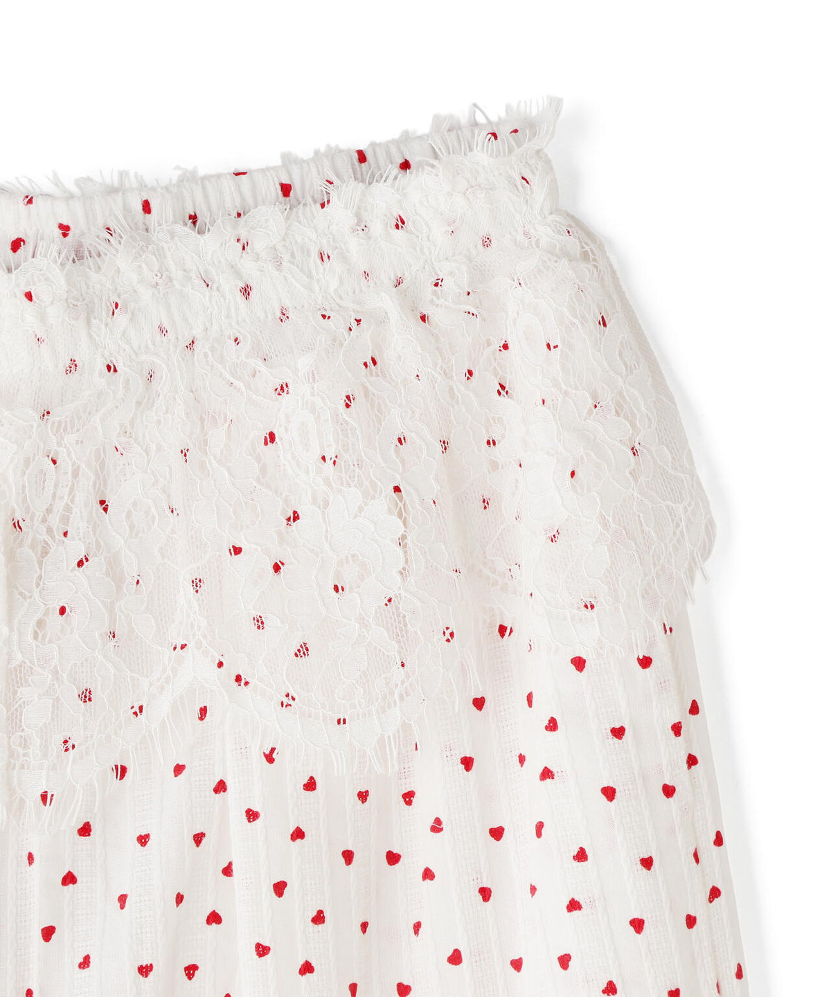 MAVYTH/メヴィス/LACE WITH HEART DOT PANTS