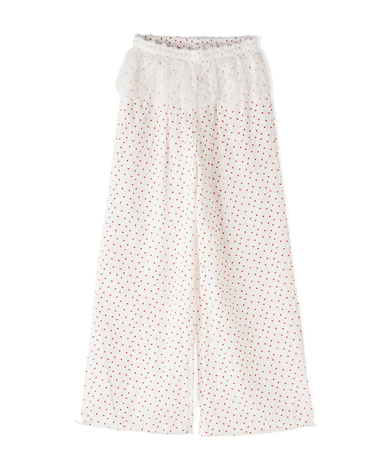 MAVYTH/メヴィス/LACE WITH HEART DOT PANTS