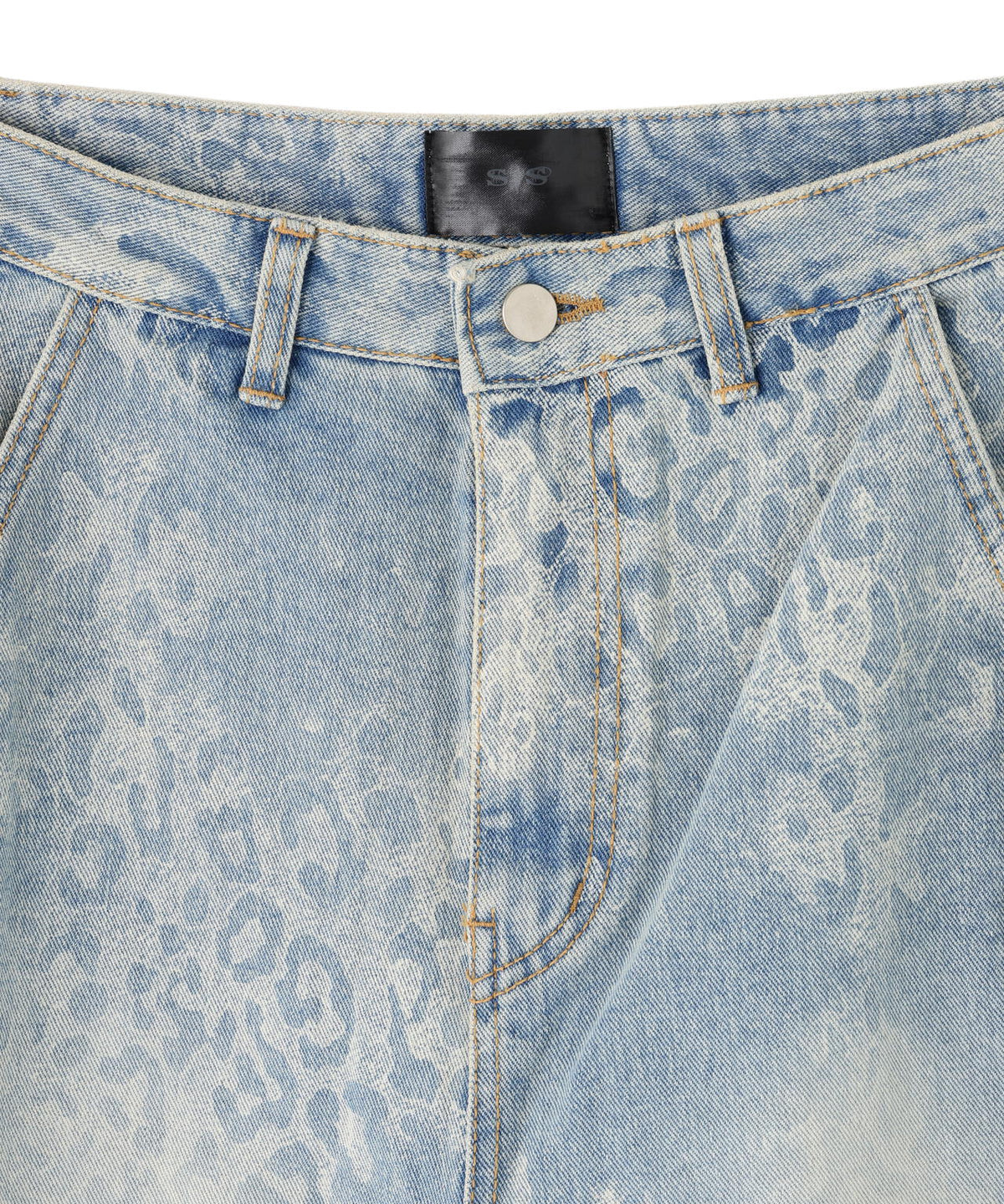 SIS/エスアイエス/Leopard Denim Pants