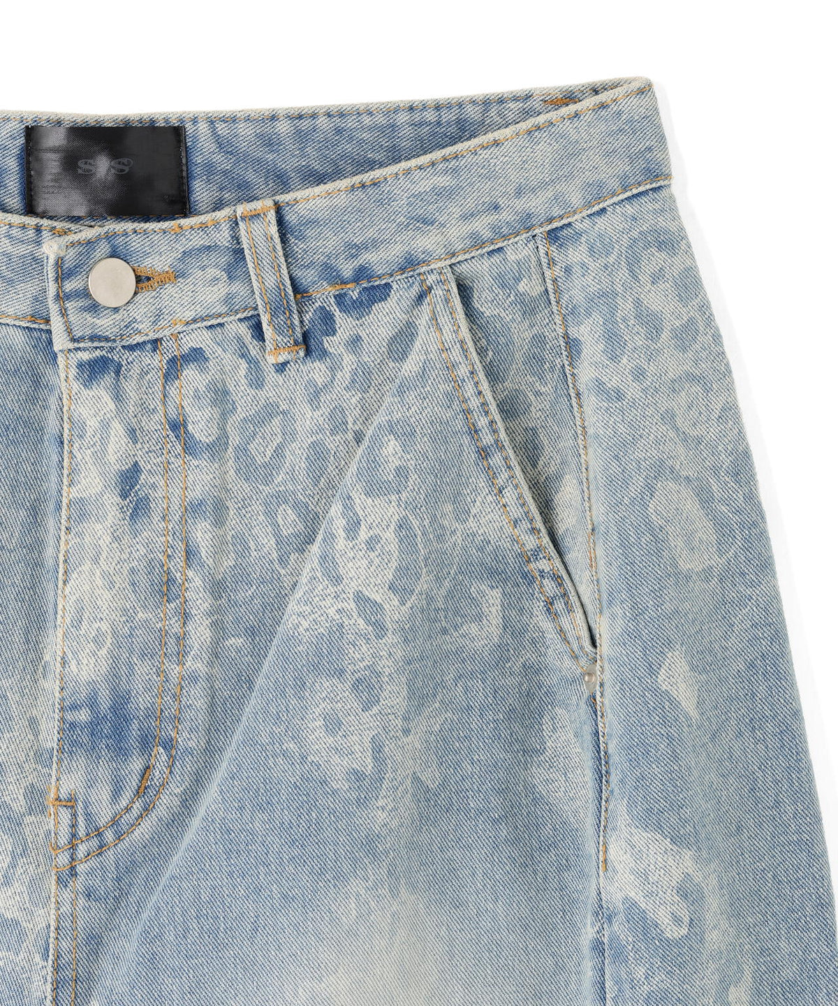 SIS/エスアイエス/Leopard Denim Pants