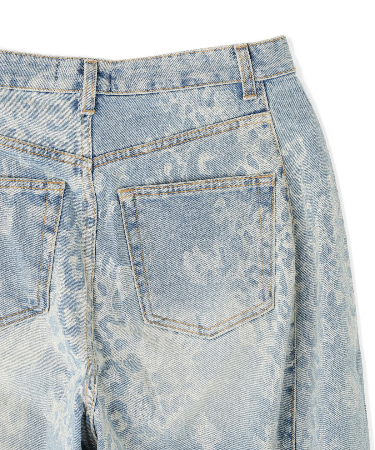 SIS/エスアイエス/Leopard Denim Pants