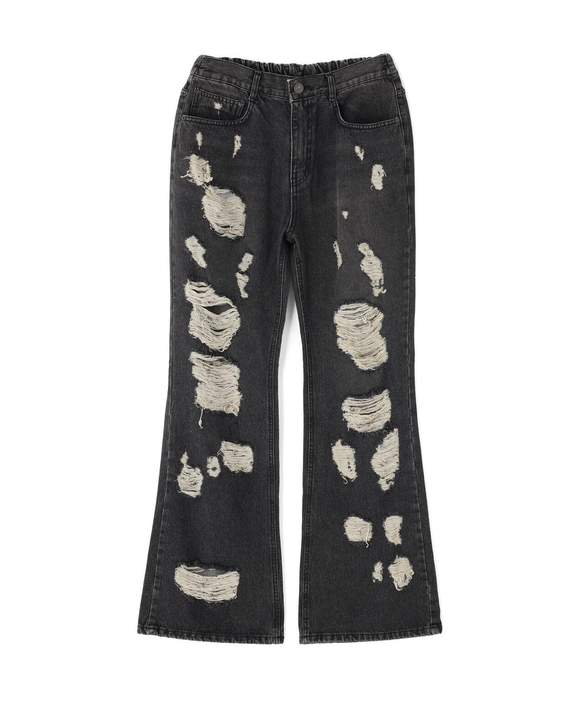 SIS/エスアイエス/Damege Flare Pants