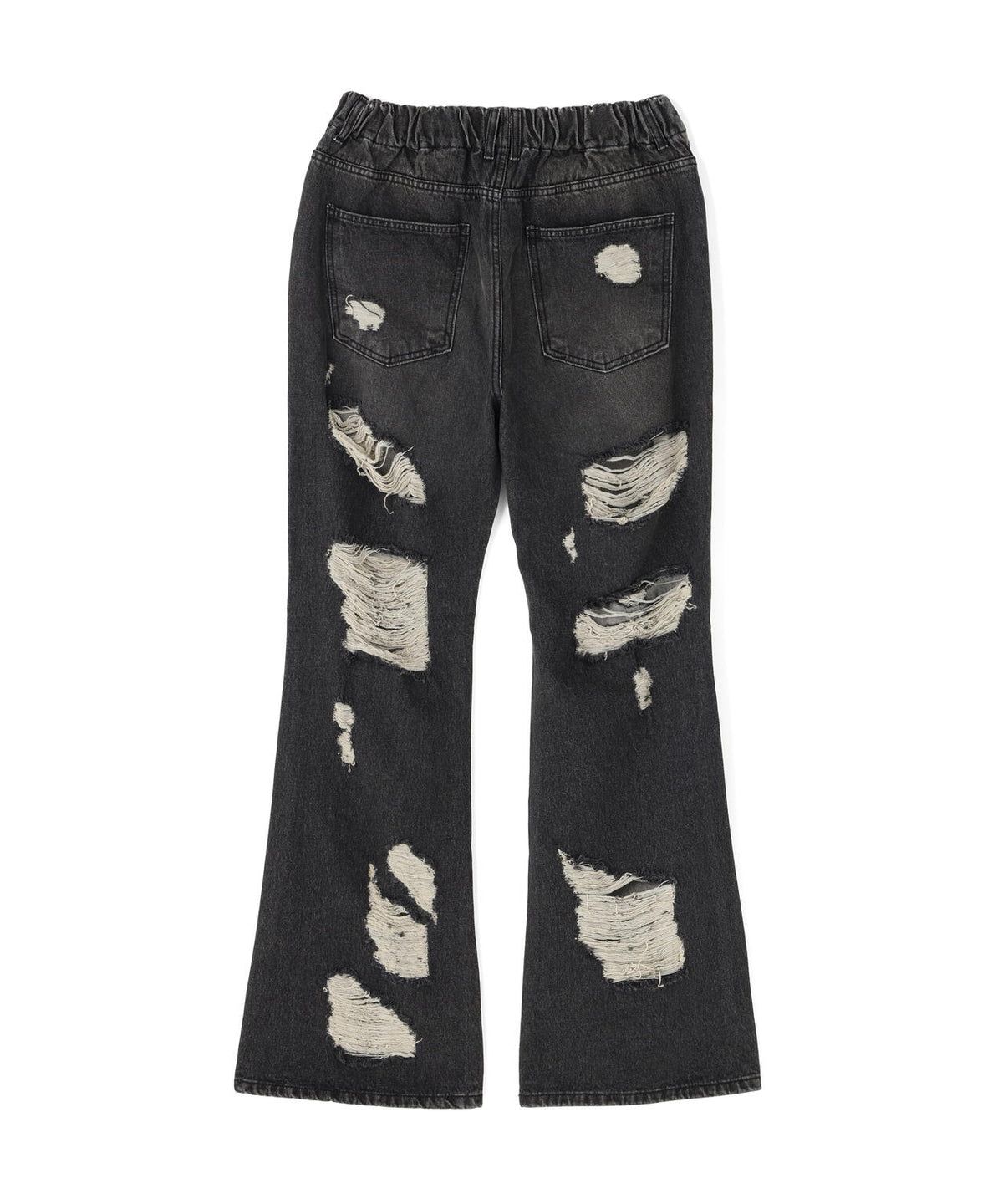 SIS/エスアイエス/Damege Flare Pants