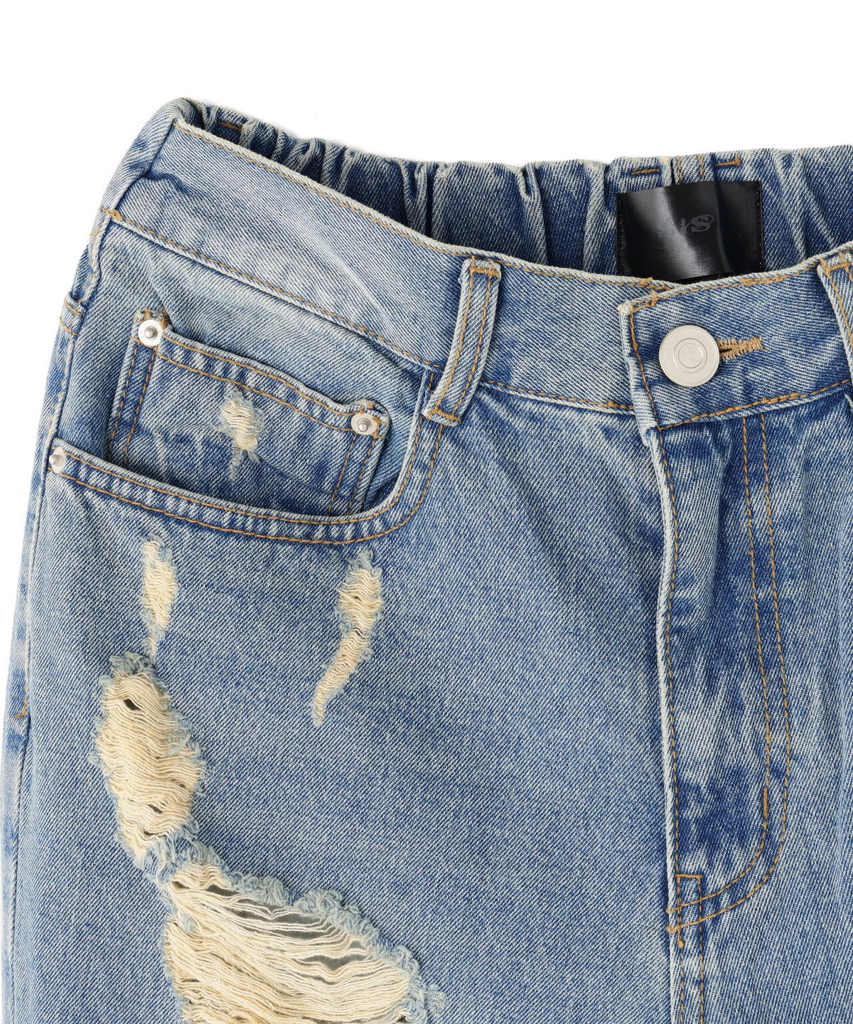SIS/エスアイエス/Damege Flare Pants
