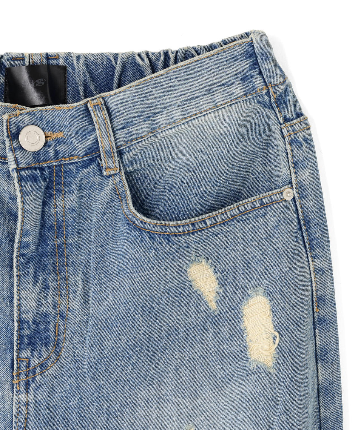 SIS/エスアイエス/Damege Flare Pants