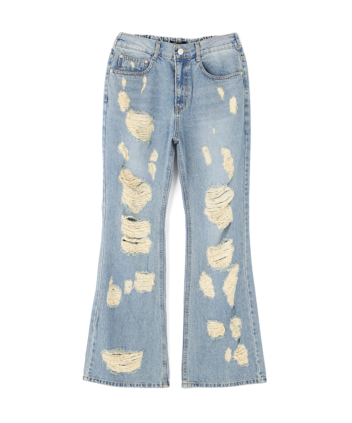 SIS/エスアイエス/Damege Flare Pants