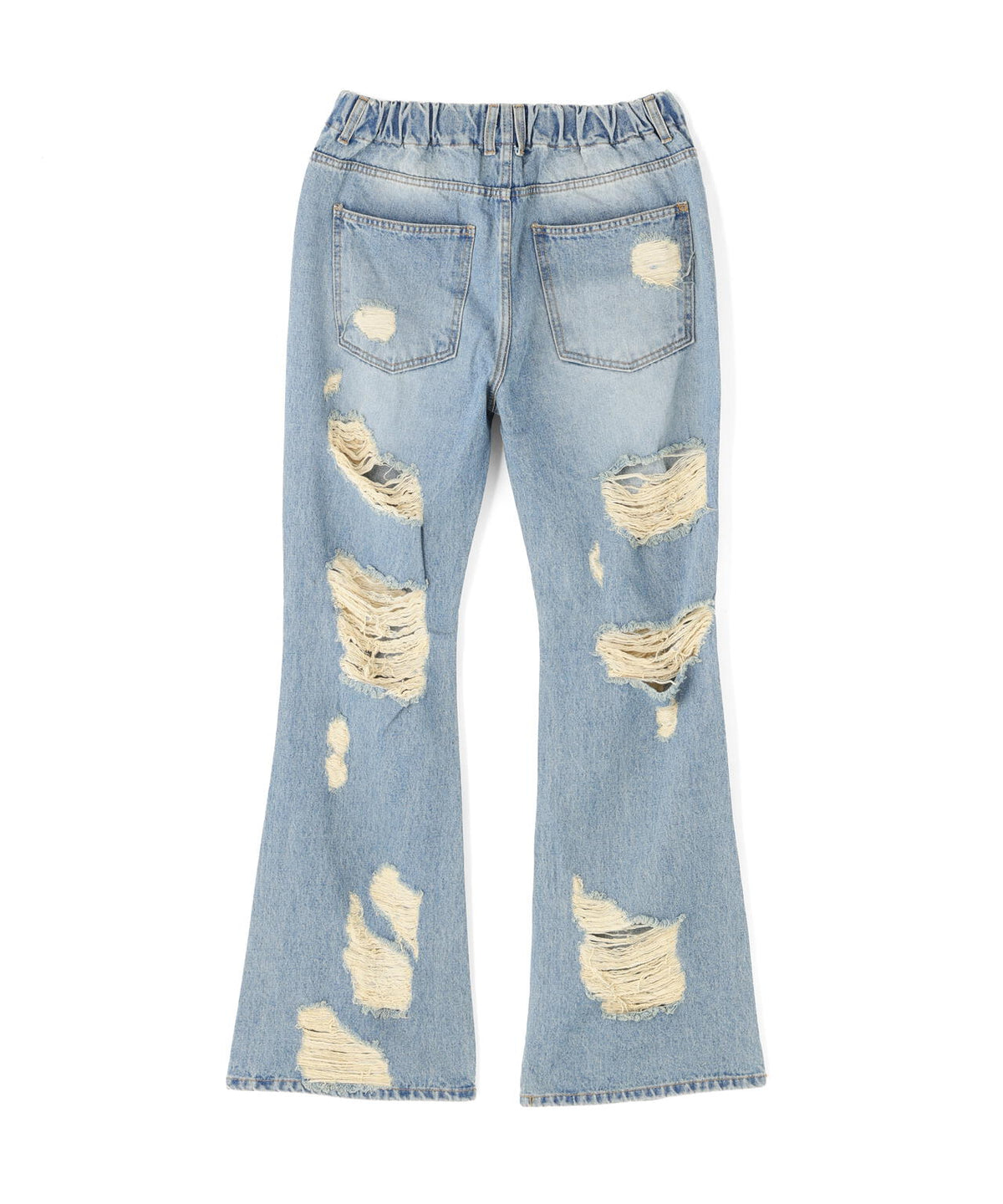 SIS/エスアイエス/Damege Flare Pants