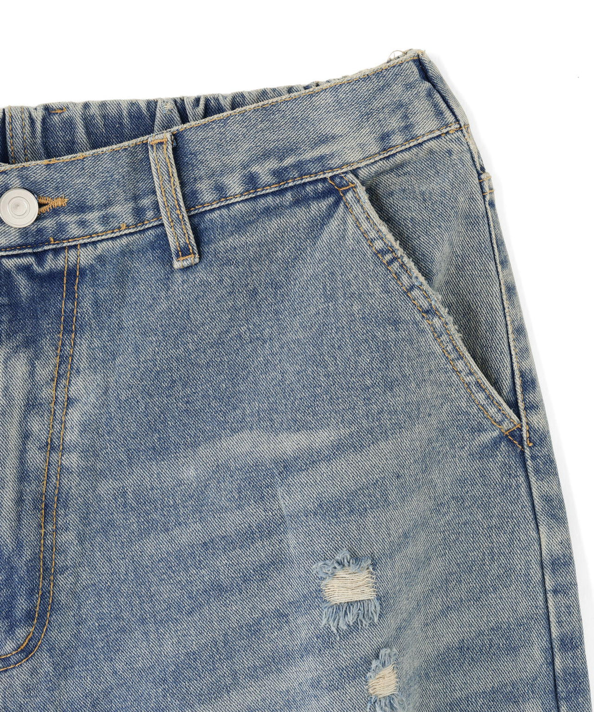 SIS/エスアイエス/Crush Denim Pants