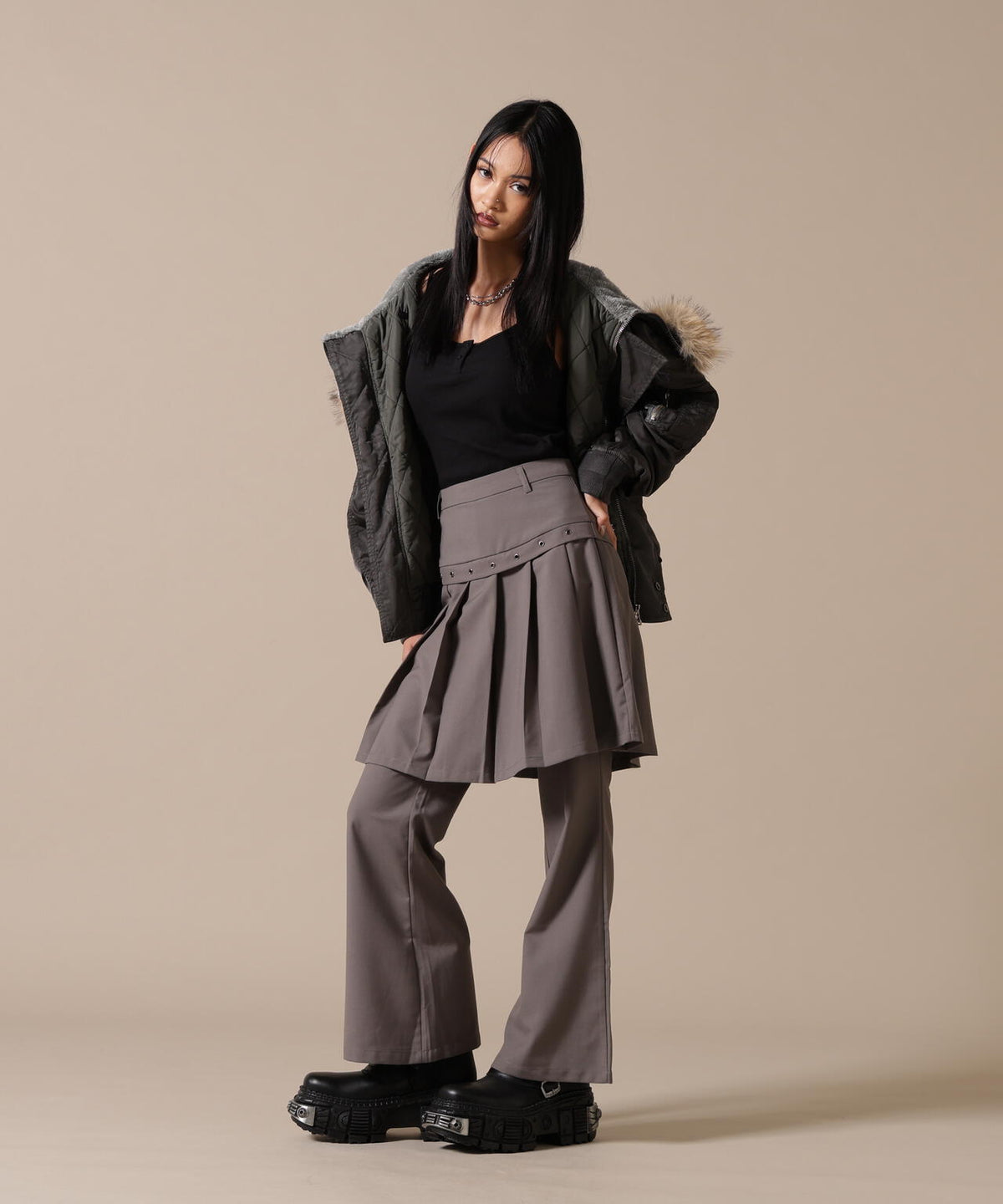 DeEVA/ディーヴァ/SKIRT PANTS