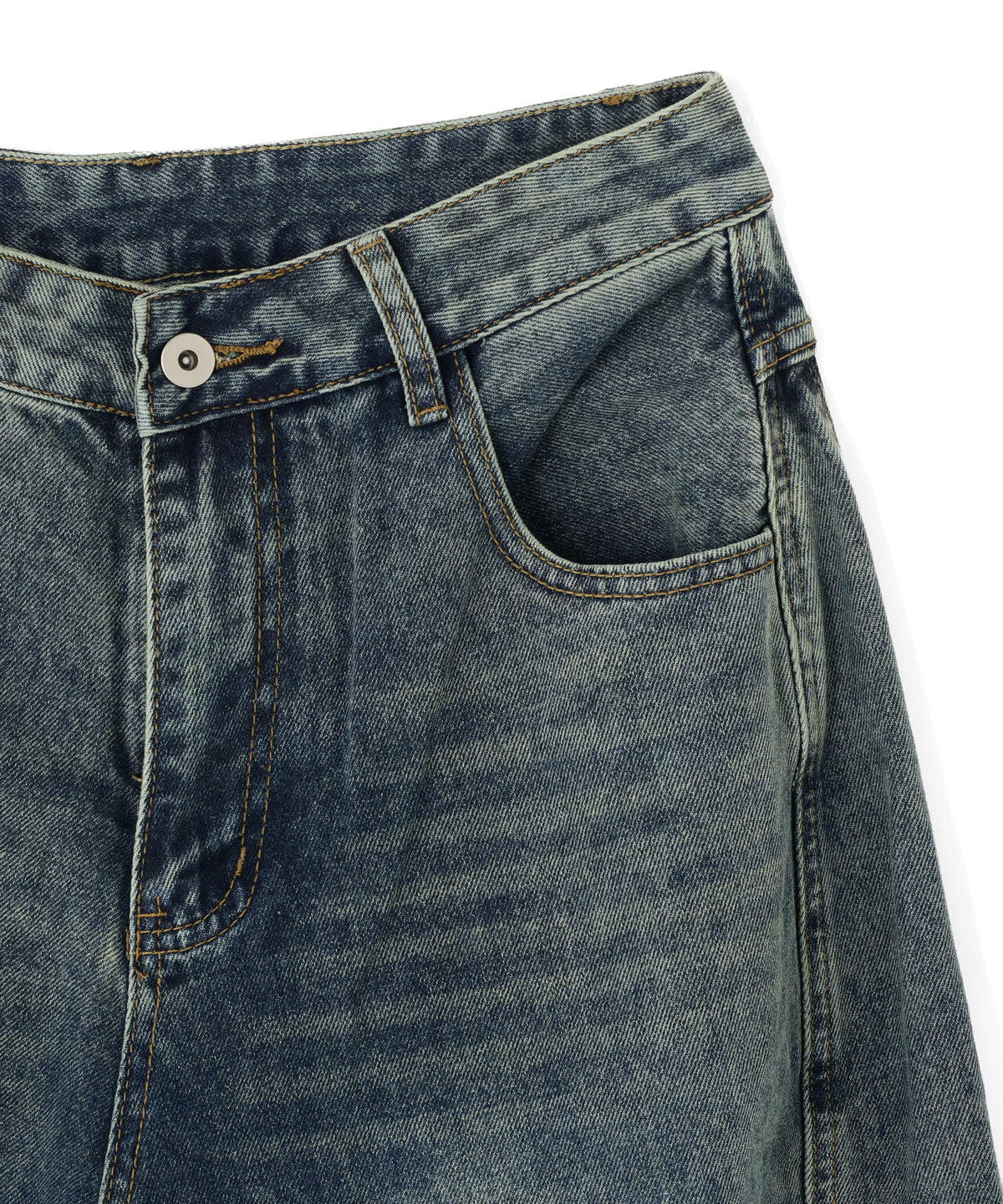 MAVYTH/メヴィス/3D CURVED BAGGY DENIM PANTS