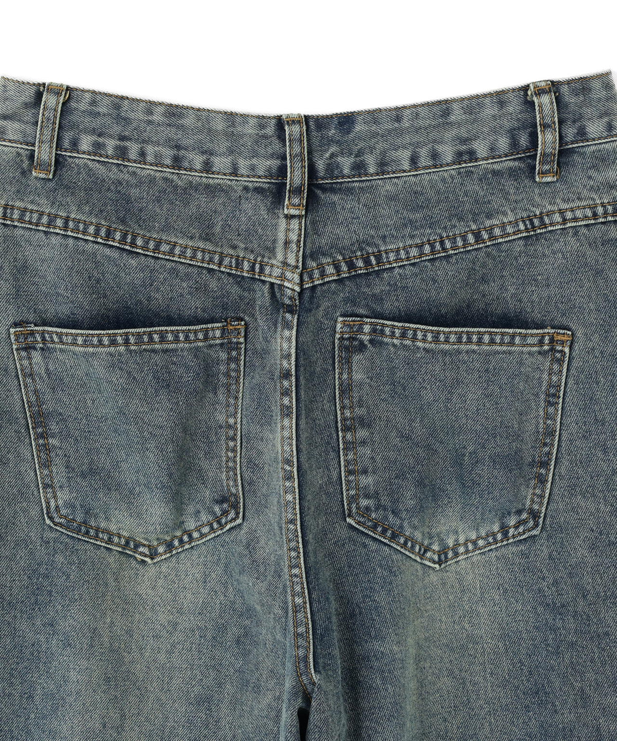 MAVYTH/メヴィス/3D CURVED BAGGY DENIM PANTS