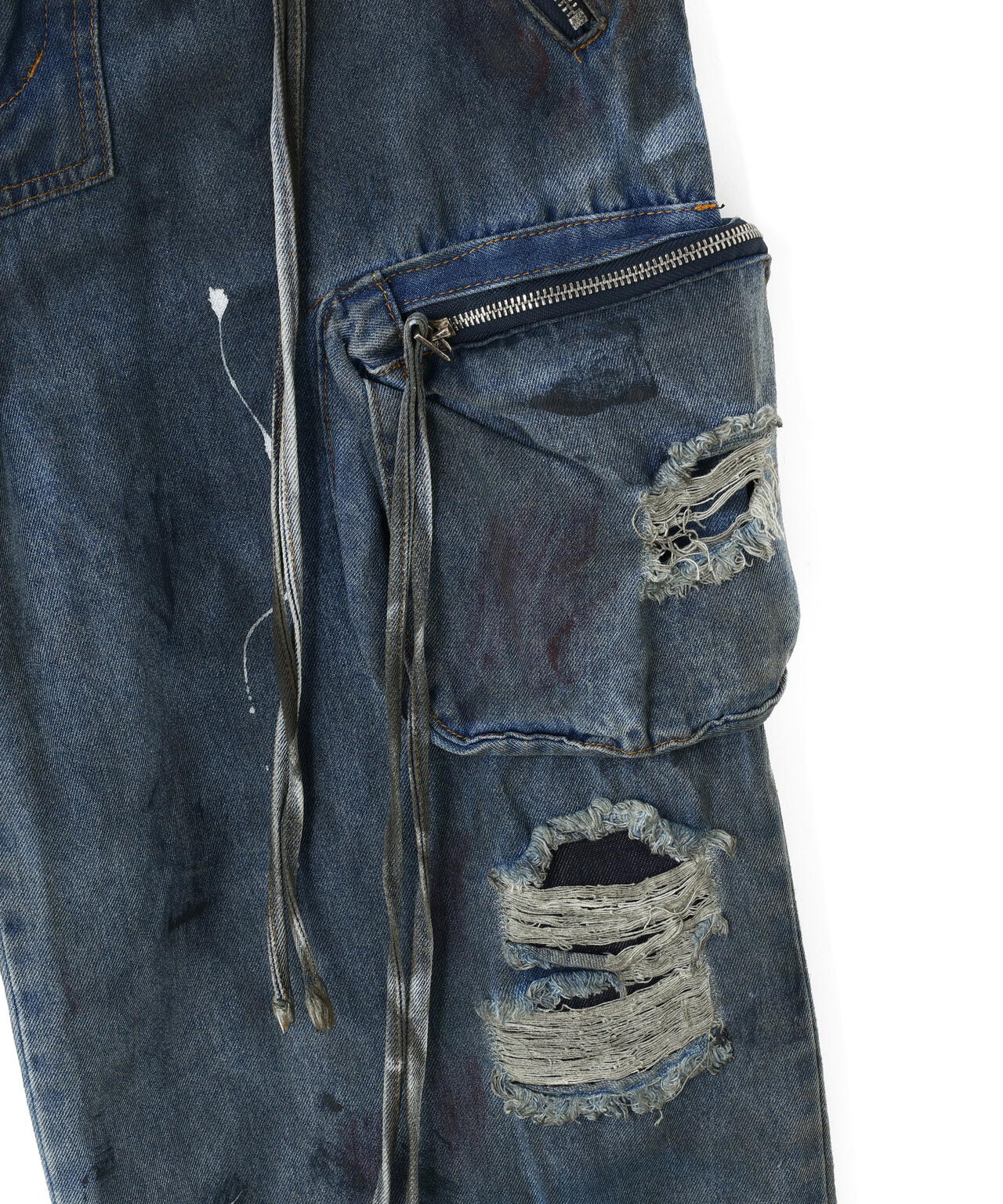 MAVYTH/メヴィス/PAINTED DEBIN CARGO PANTS