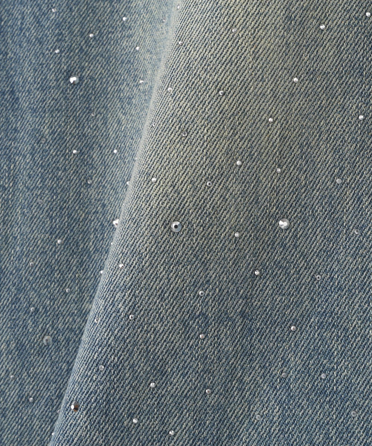 MAVYTH/メヴィス/RHINESTONE DENIM PANTS