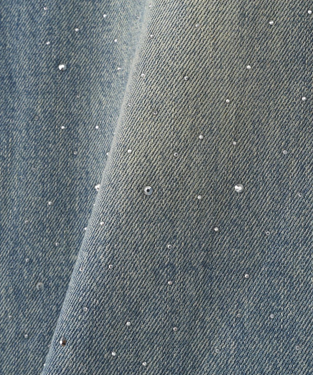 MAVYTH/メヴィス/RHINESTONE DENIM PANTS