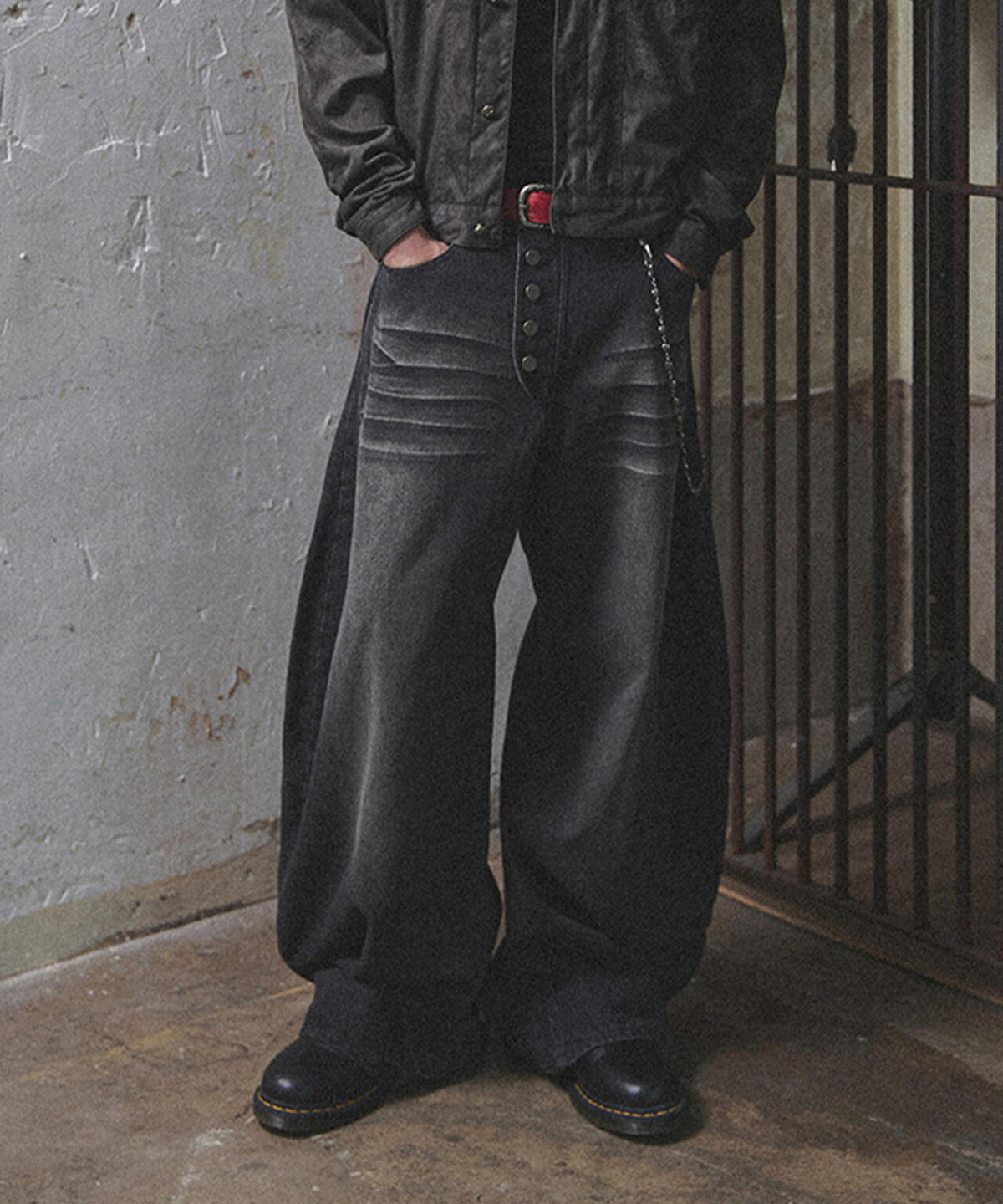 NOT4NERD/ノットフォーナード/Button Fly Dartrd Denim Pants