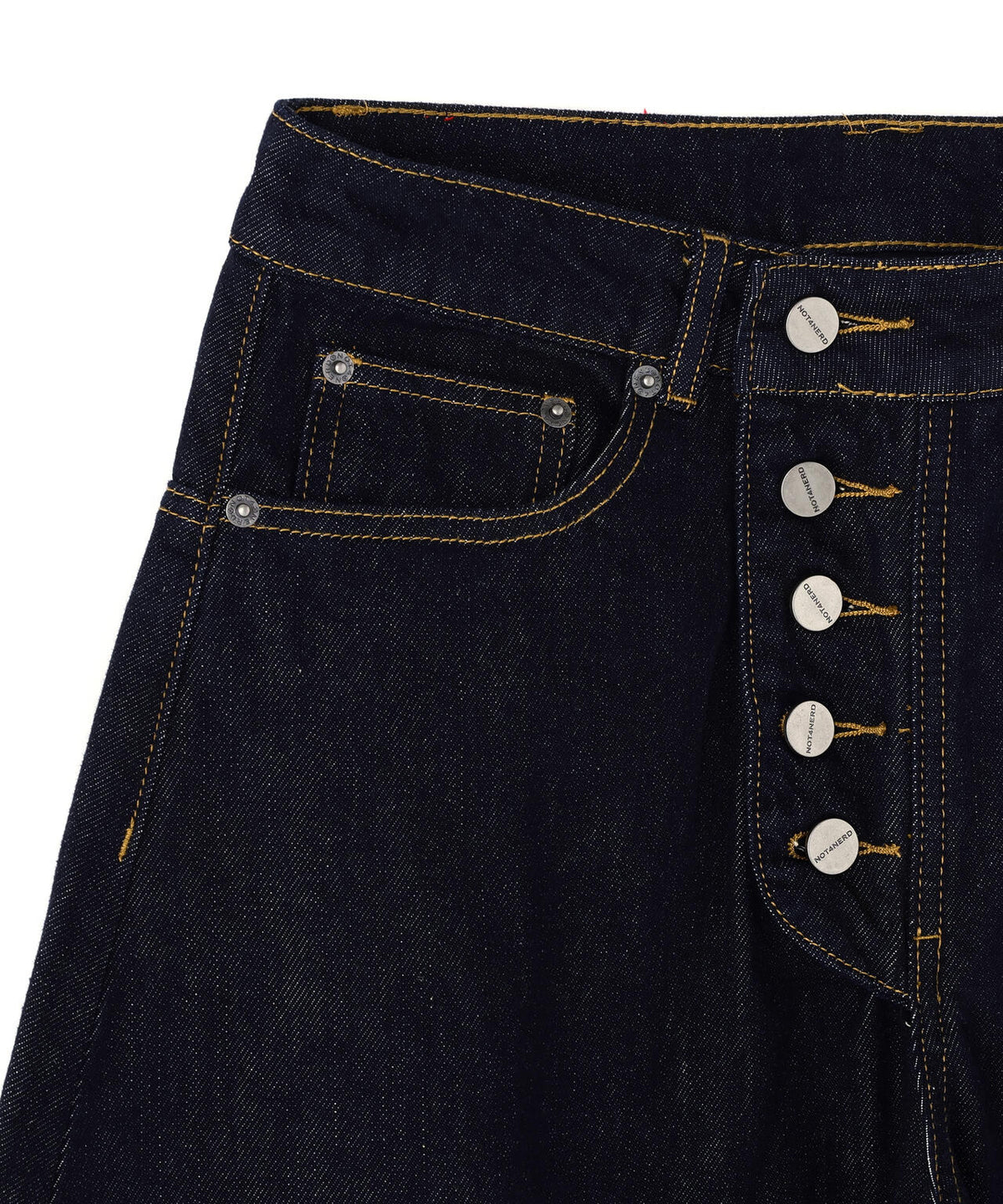 NOT4NERD/ノットフォーナード/Button Fly Dartrd Denim Pants