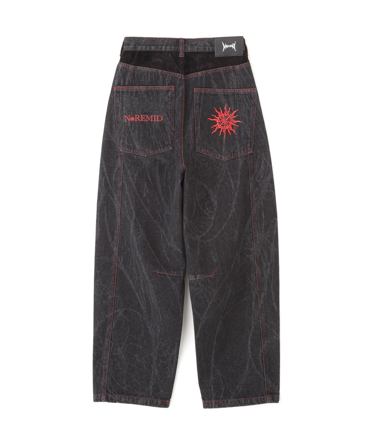 NoRemid/ノーリミッド/【LHP EXCLUSIVE】Leather Pattern Denim Pants