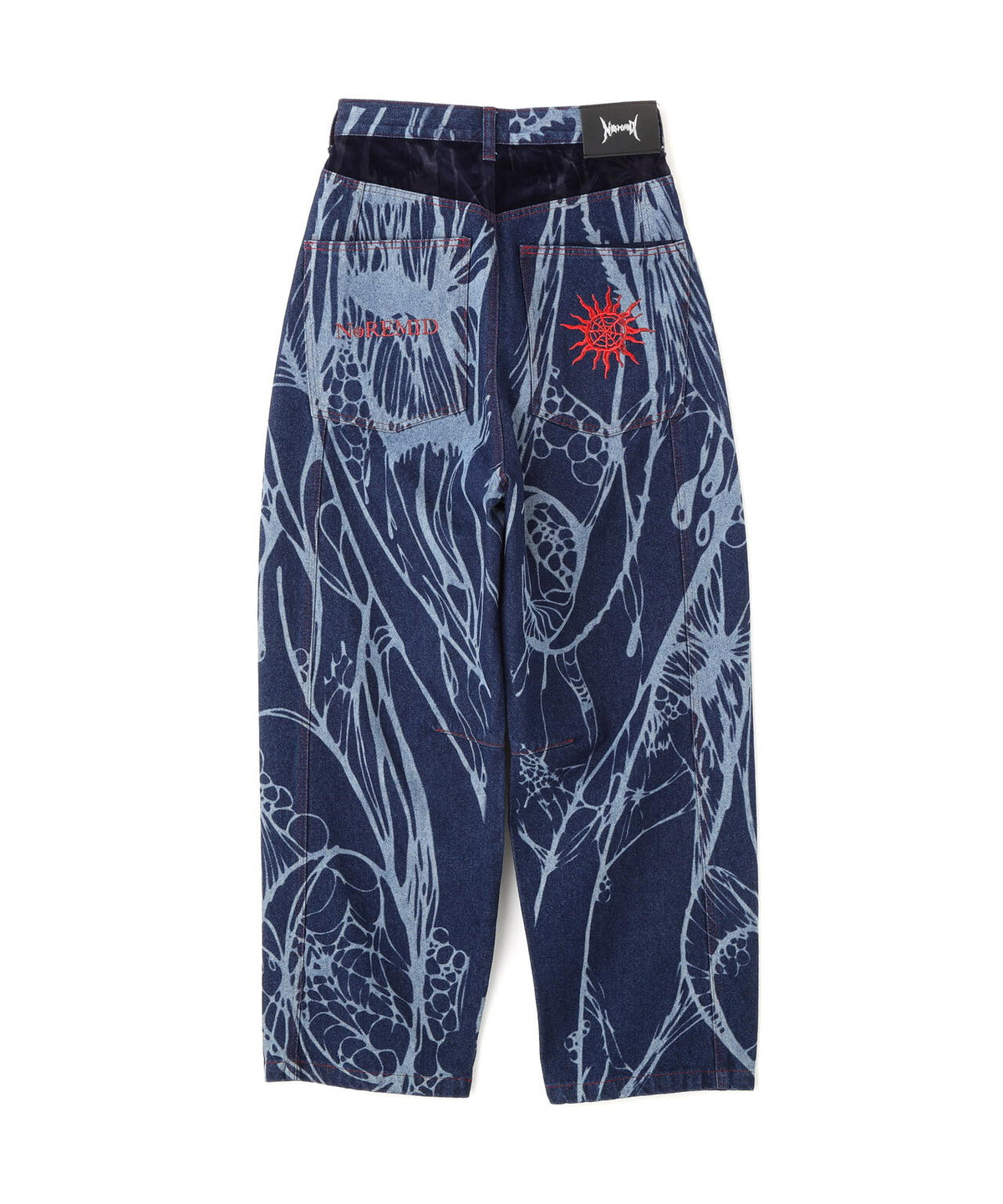 NoRemid/ノーリミッド/【LHP EXCLUSIVE】Leather Pattern Denim Pants