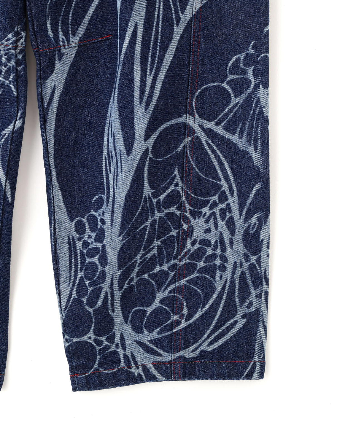NoRemid/ノーリミッド/【LHP EXCLUSIVE】Leather Pattern Denim Pants