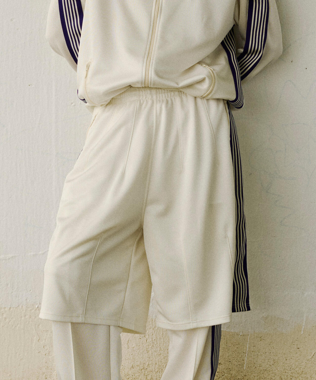 NEEDLES/ニードルズ/【LHP EXCLUSIVE】H.D.TRACK PANT SHORTS - POLY SMOOTH