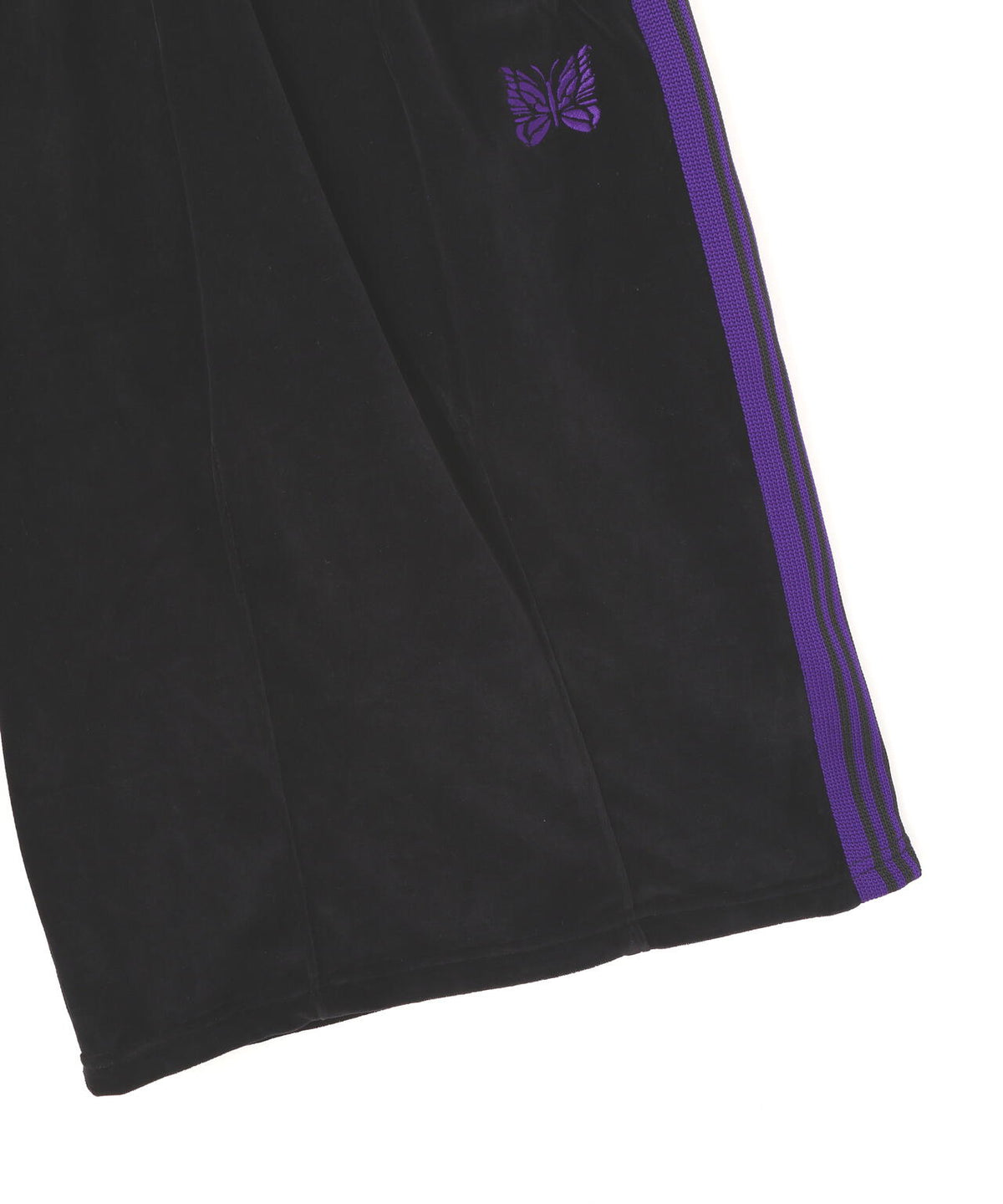 NEEDLES/ニードルズ/【LHP EXCLUSIVE】H.D.TRACK SHORTS - C/PE VELOUR(BLACK)