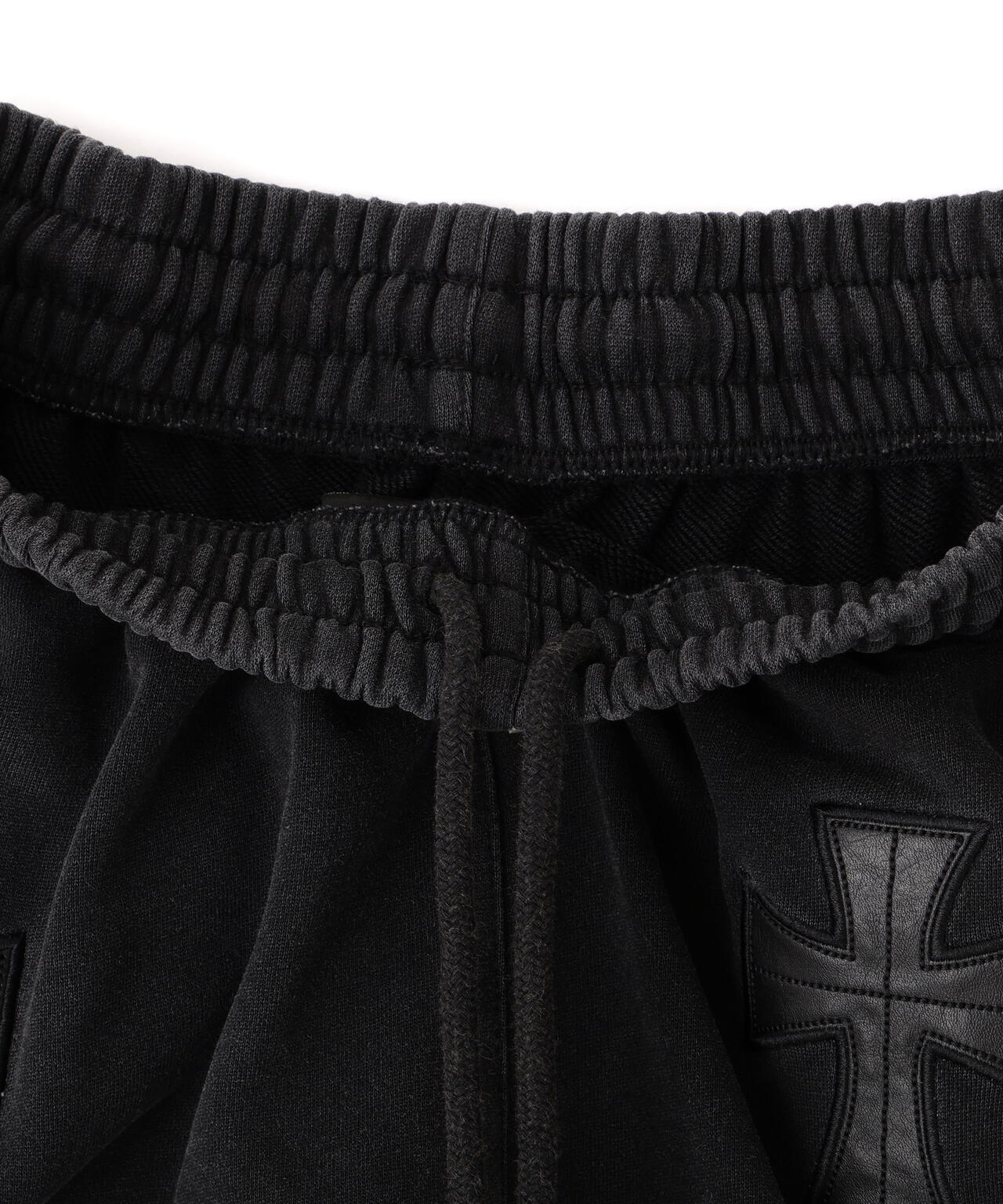 UNKNOWNLONDON/アンノウンロンドン/【LHP EXCLUSIVE】LEATHER CROSS BUGGY SHORTS