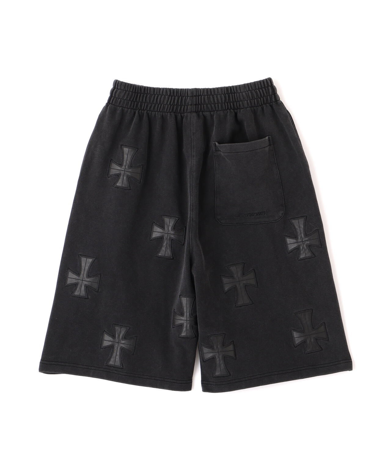UNKNOWNLONDON/アンノウンロンドン/【LHP EXCLUSIVE】LEATHER CROSS BUGGY SHORTS
