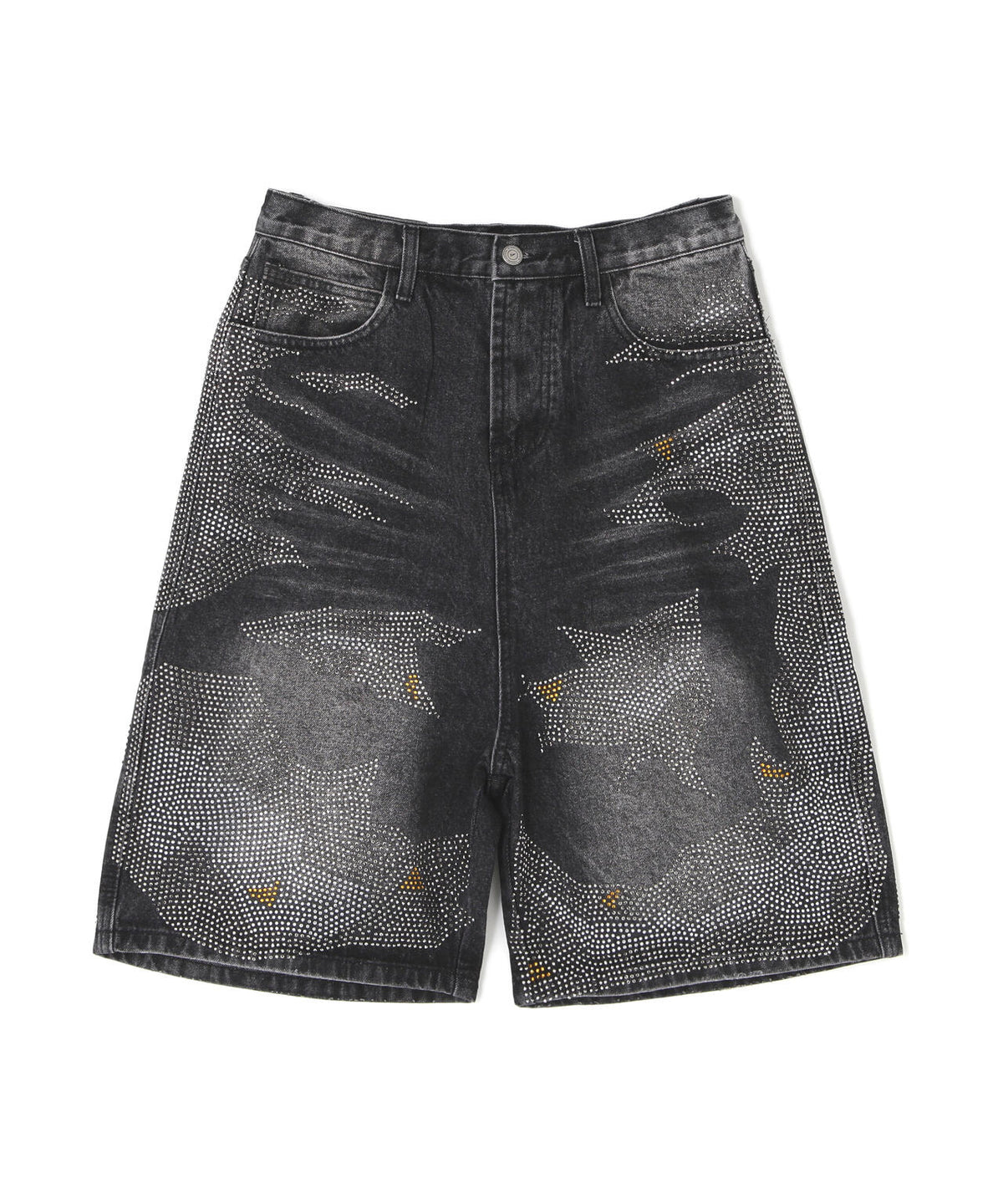MAVYTH/メヴィス/VOLTAGE GLITTER DENIM SHORTS