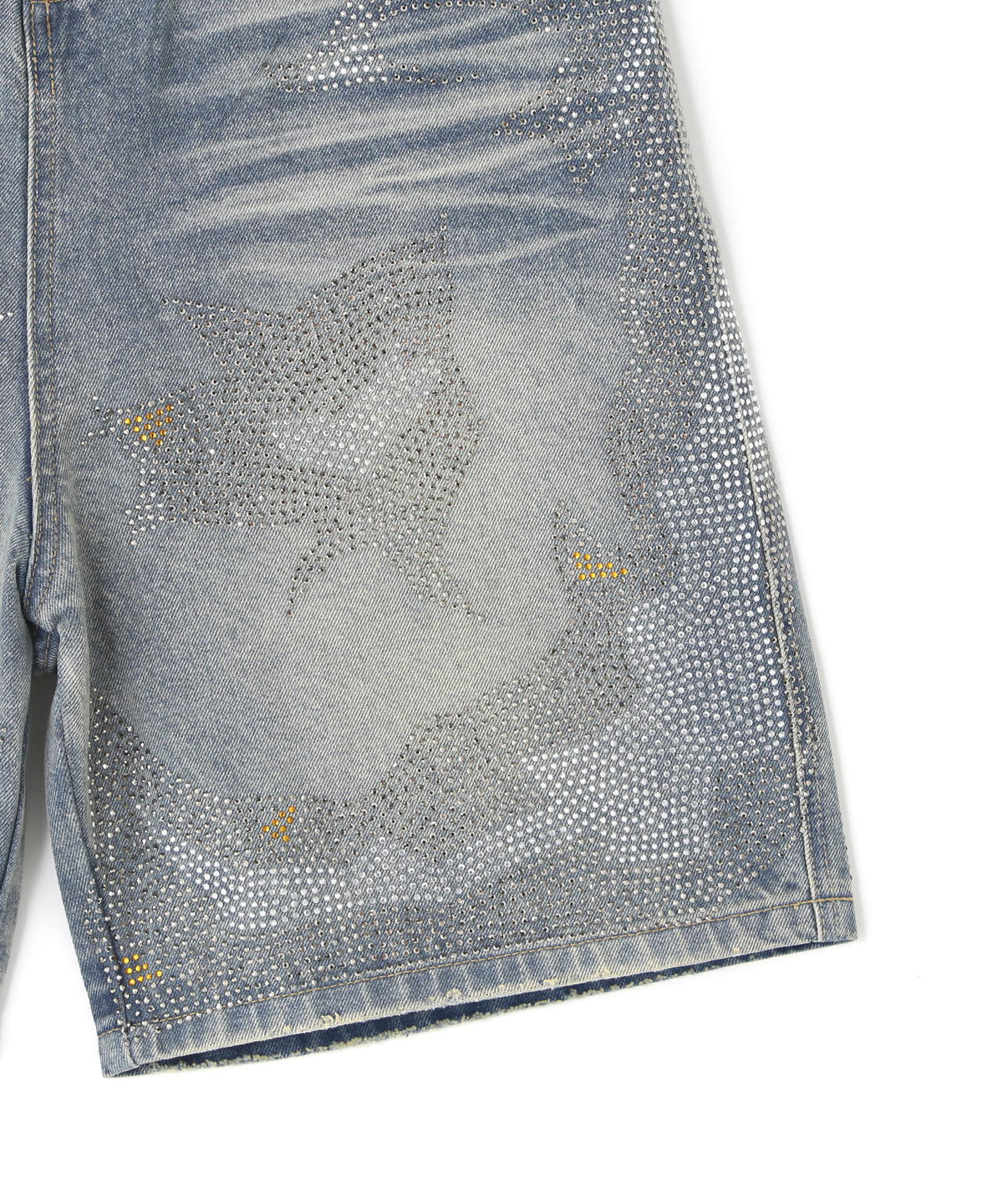 MAVYTH/メヴィス/VOLTAGE GLITTER DENIM SHORTS
