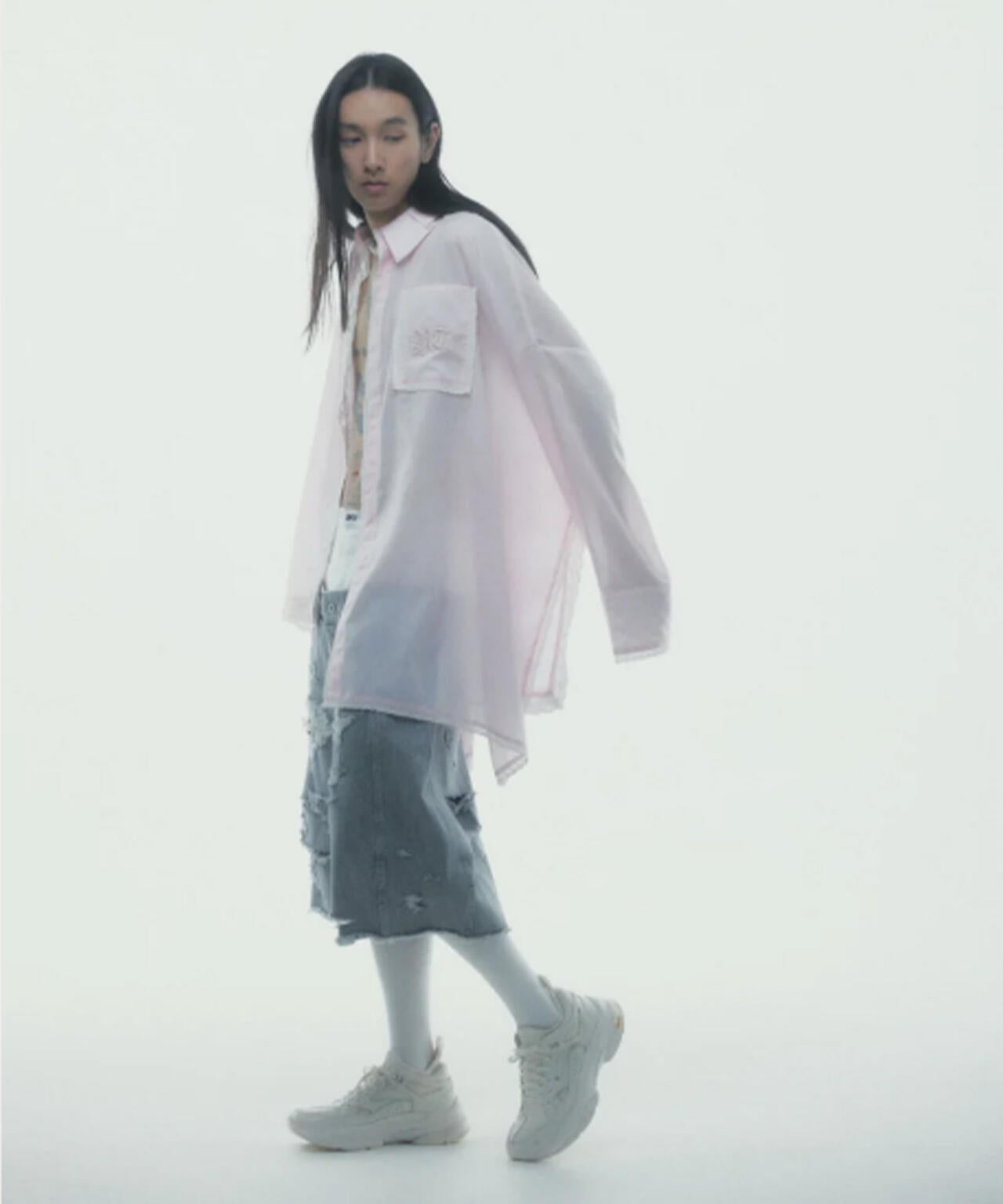 neith./ネイス/Destroyed Denim and Leg cover